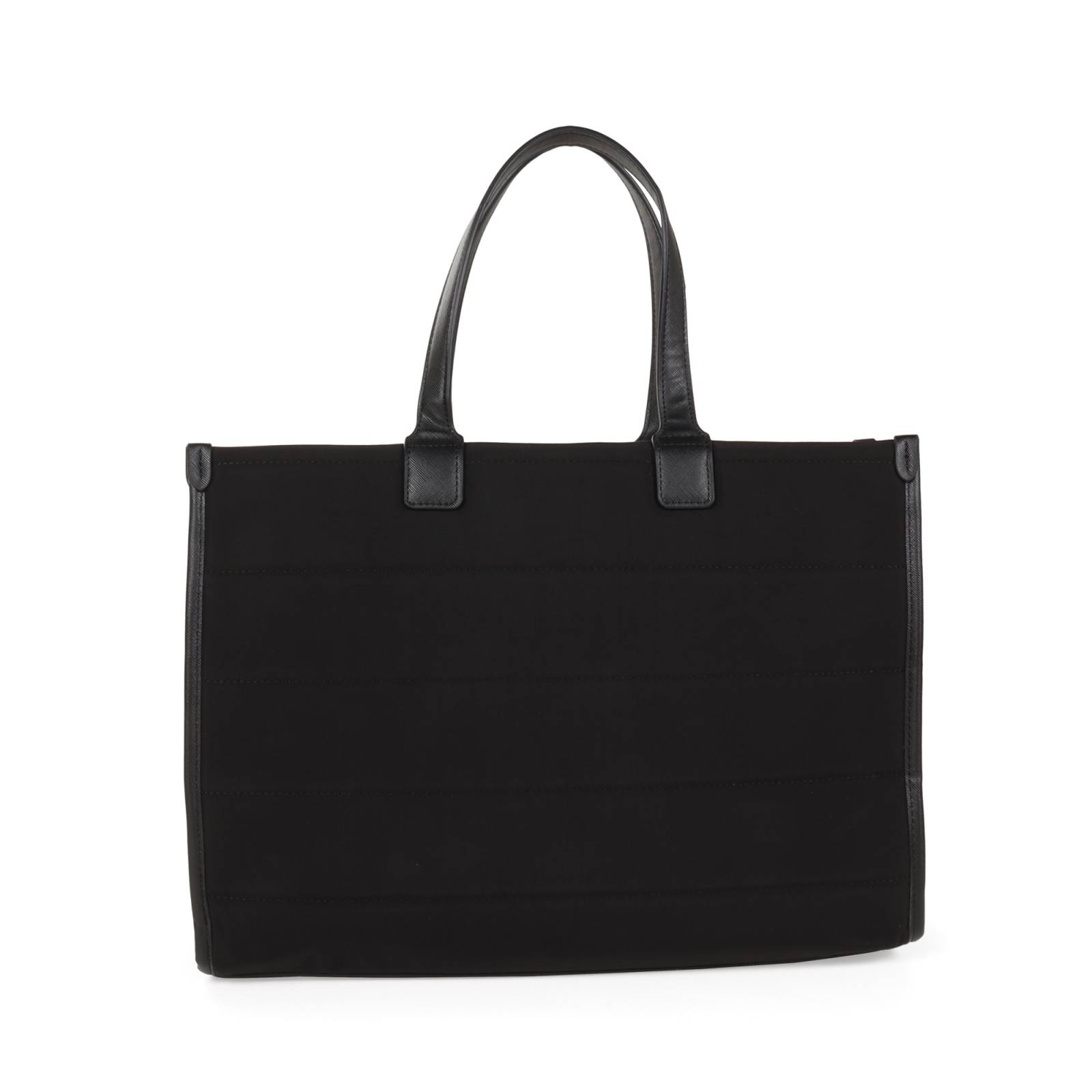 Bolsa Tote Cloe Grande Textil color Negro