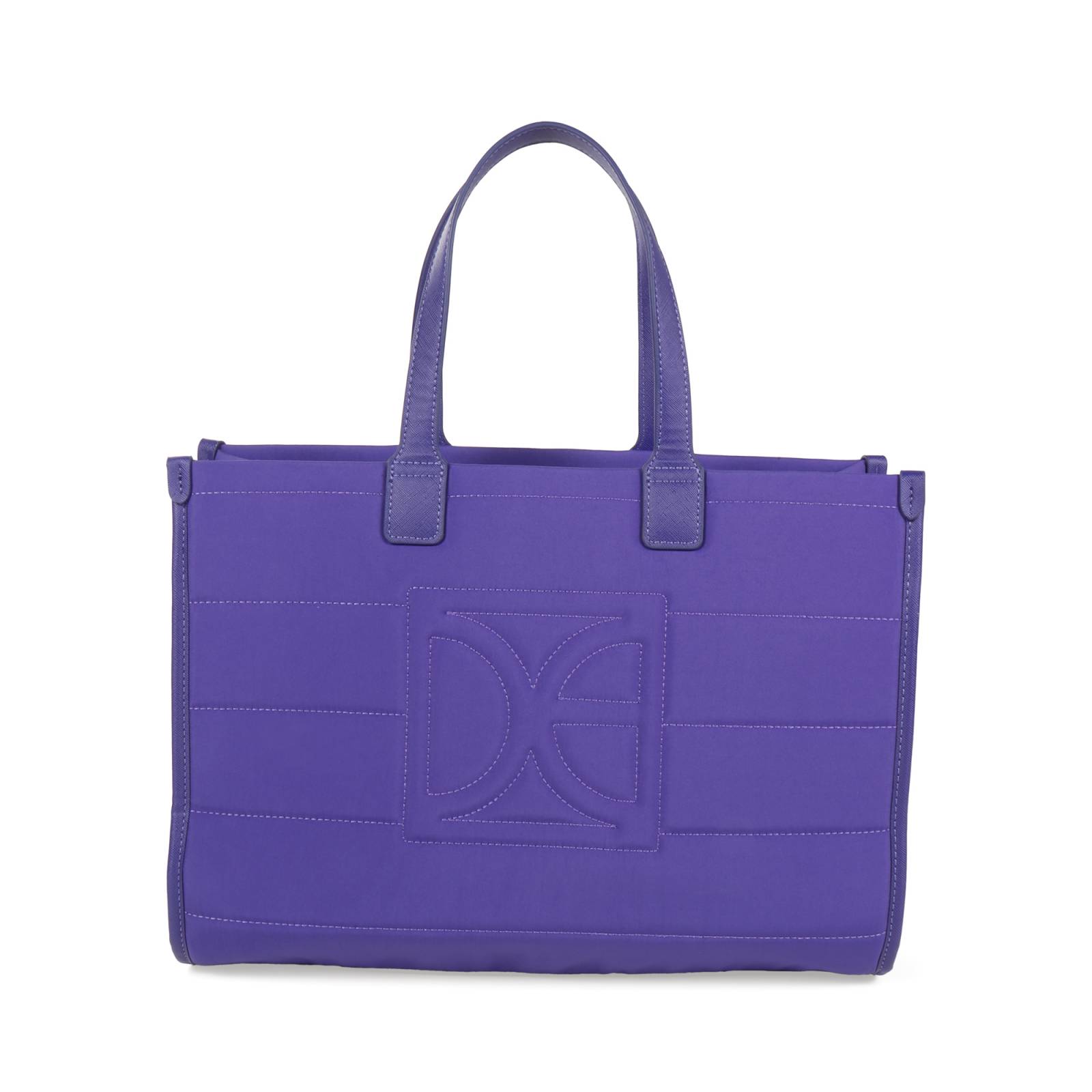 Bolsa Tote Cloe Grande Textil color Morado