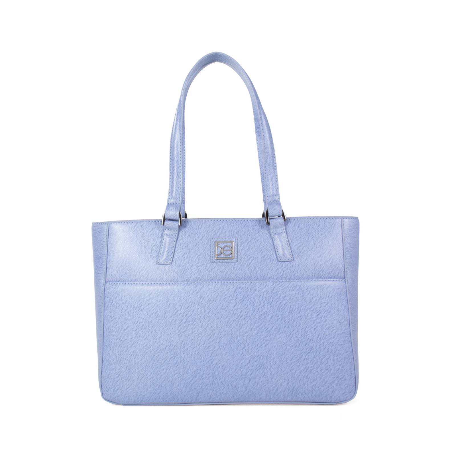 Bolsa Tote Cloe Grande Clásica color Azul 