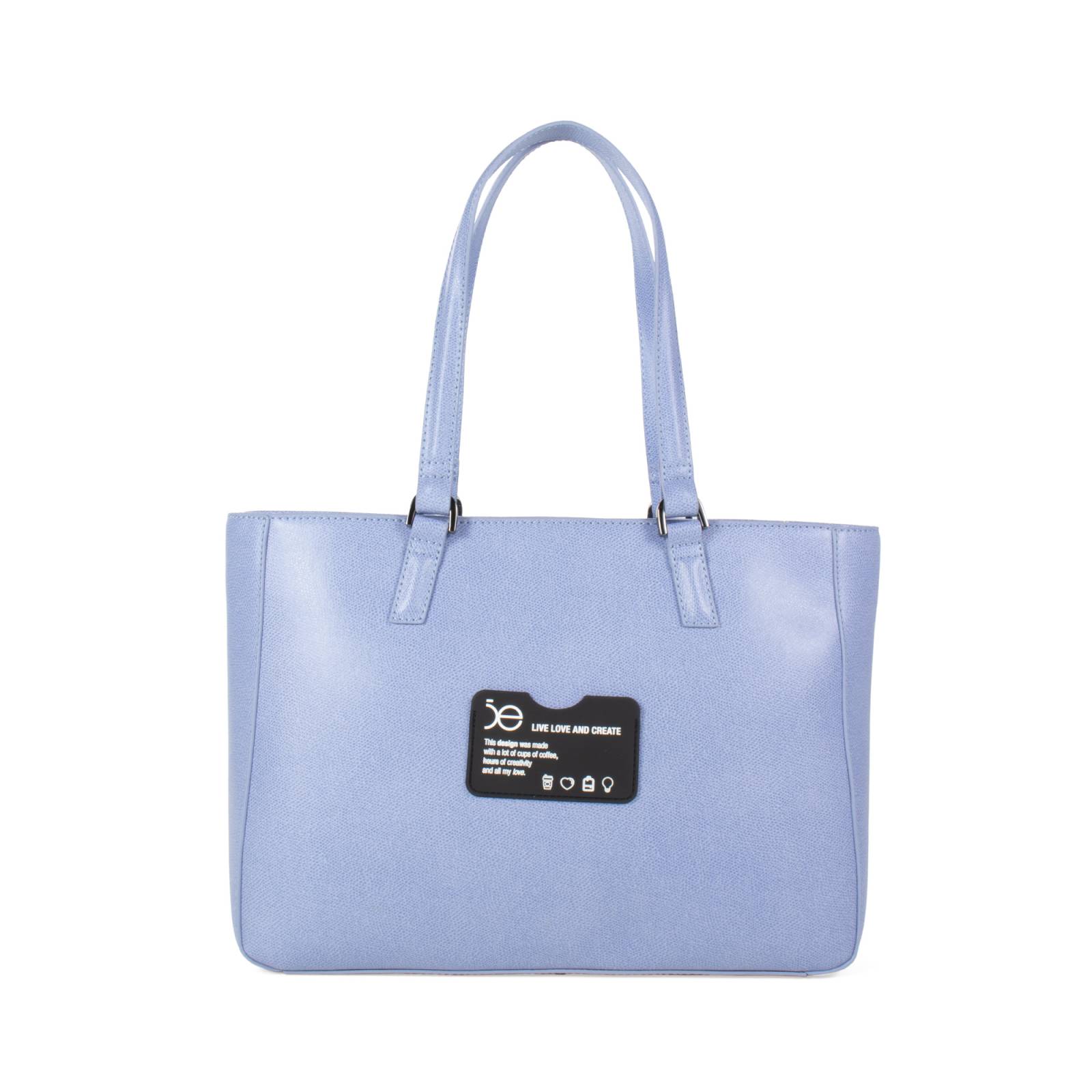 Bolsa Tote Cloe Grande Clásica color Azul 