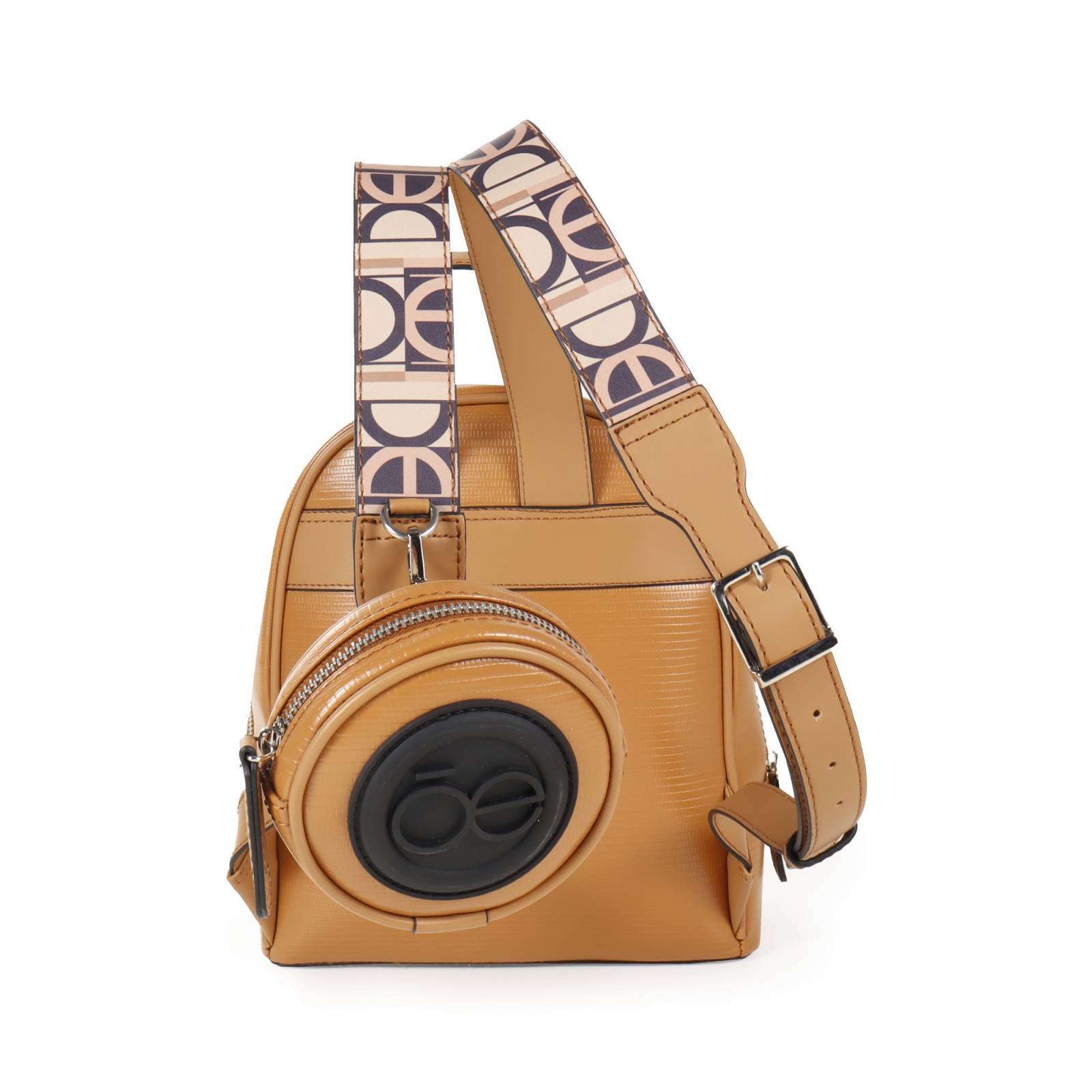 Mochila Cloe Mediana con Monedero color Camel