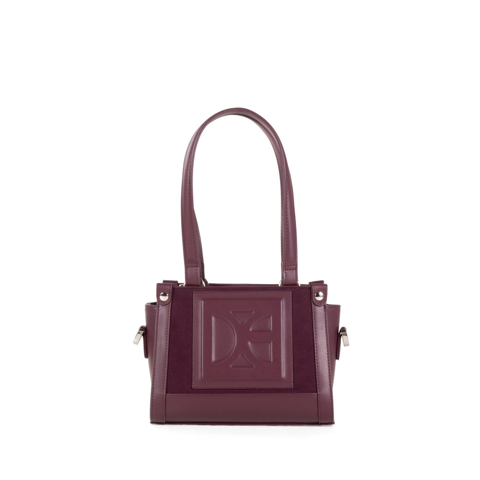 Bolsa Satchel Cloe Chica con Monedero color Rojo Tinto