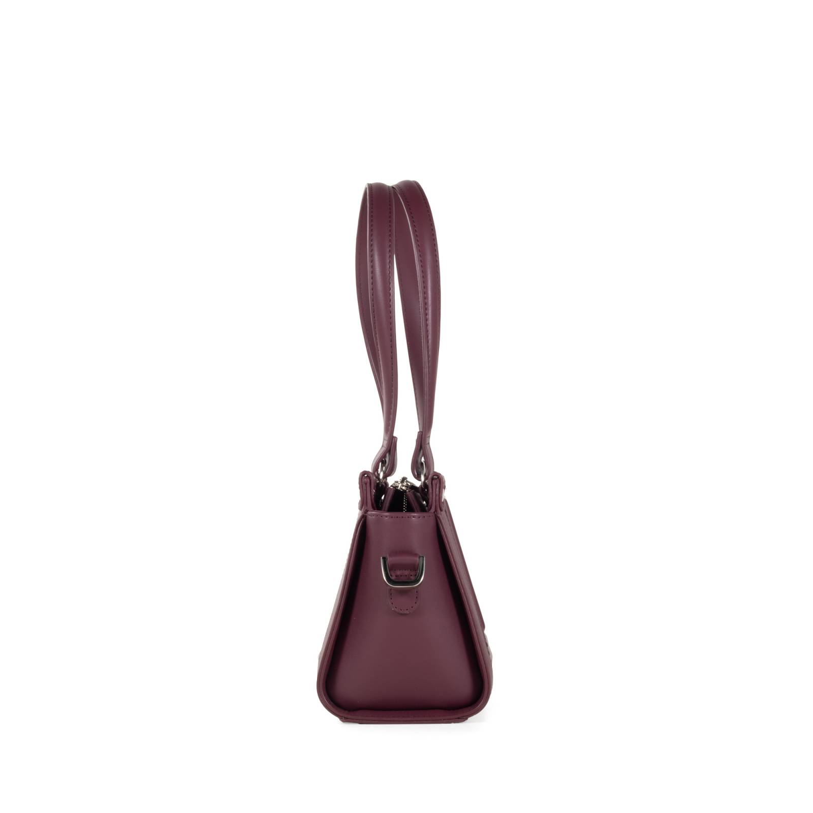 Bolsa Satchel Cloe Chica con Monedero color Rojo Tinto
