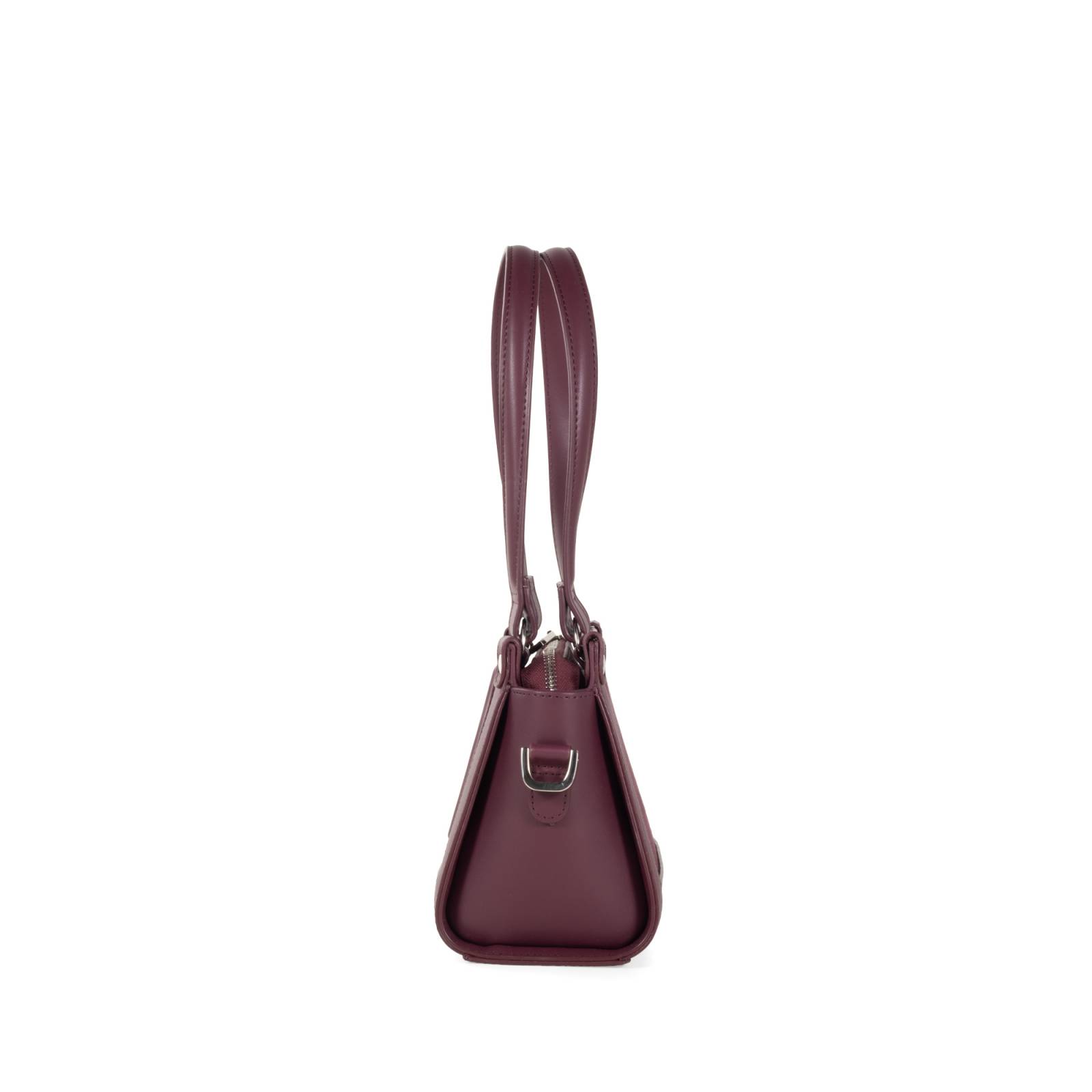 Bolsa Satchel Cloe Chica con Monedero color Rojo Tinto