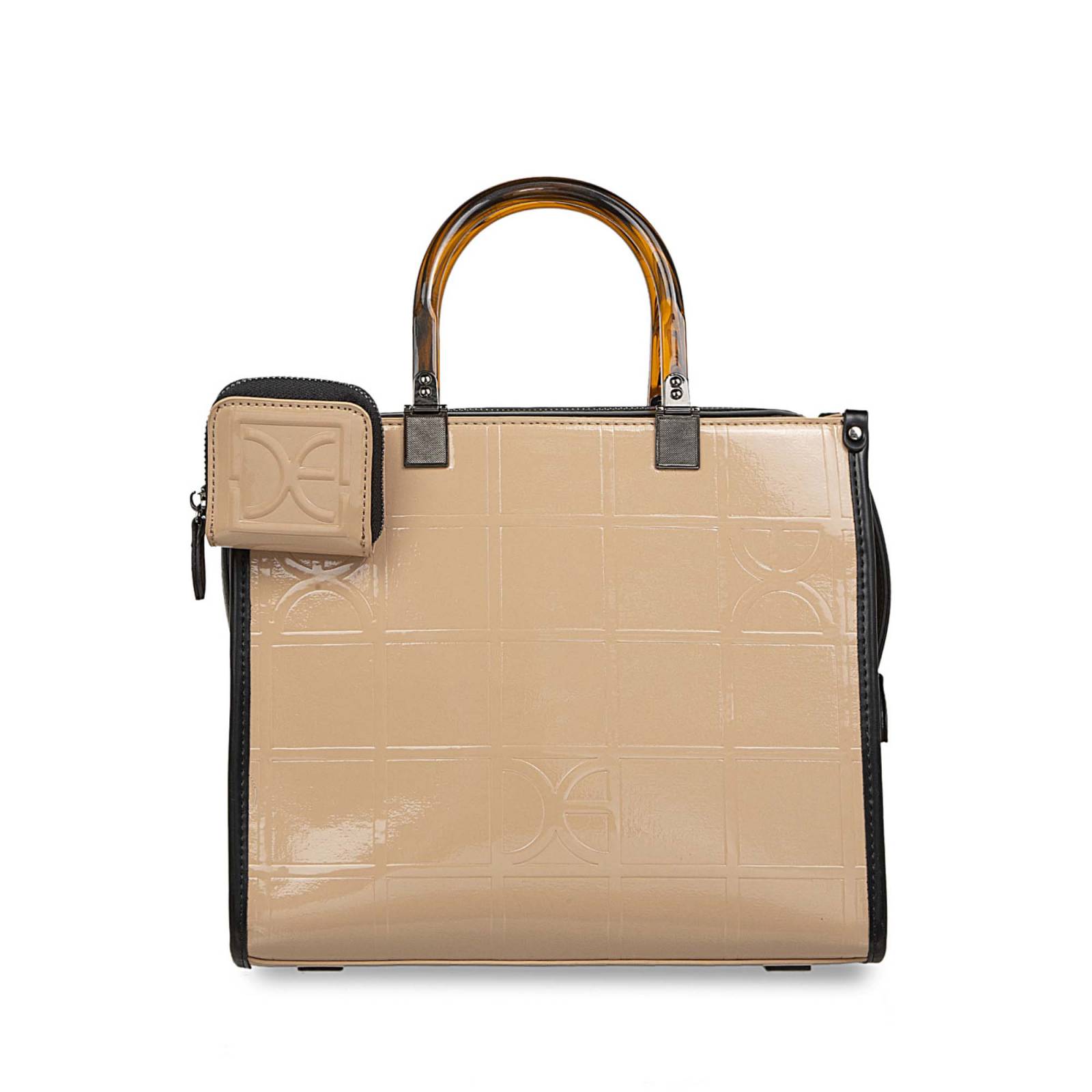 Bolsa Satchel Cloe Para Mujer Mediana Maneral Acrílico