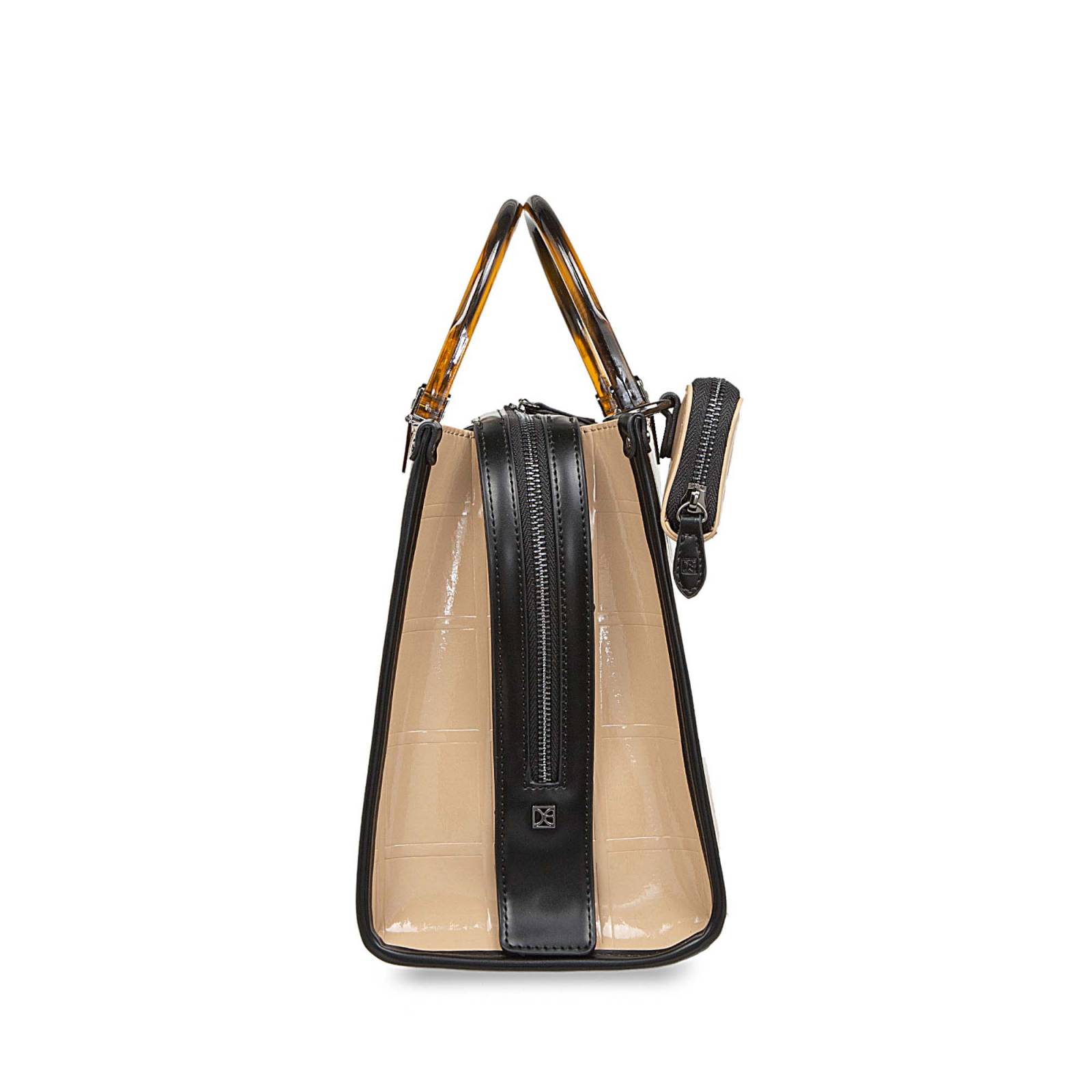 Bolsa Satchel Cloe Para Mujer Mediana Maneral Acrílico