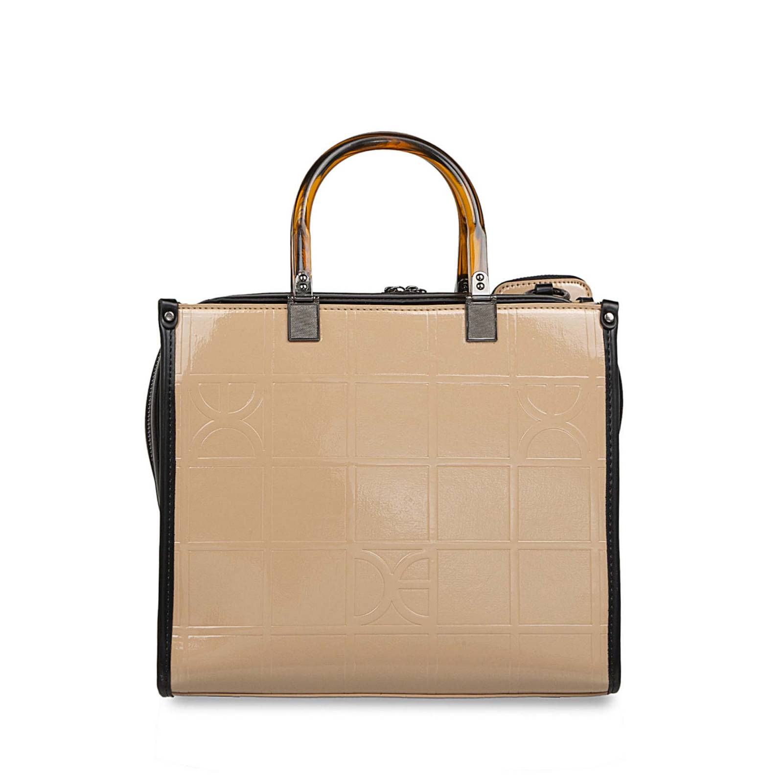 Bolsa Satchel Cloe Para Mujer Mediana Maneral Acrílico