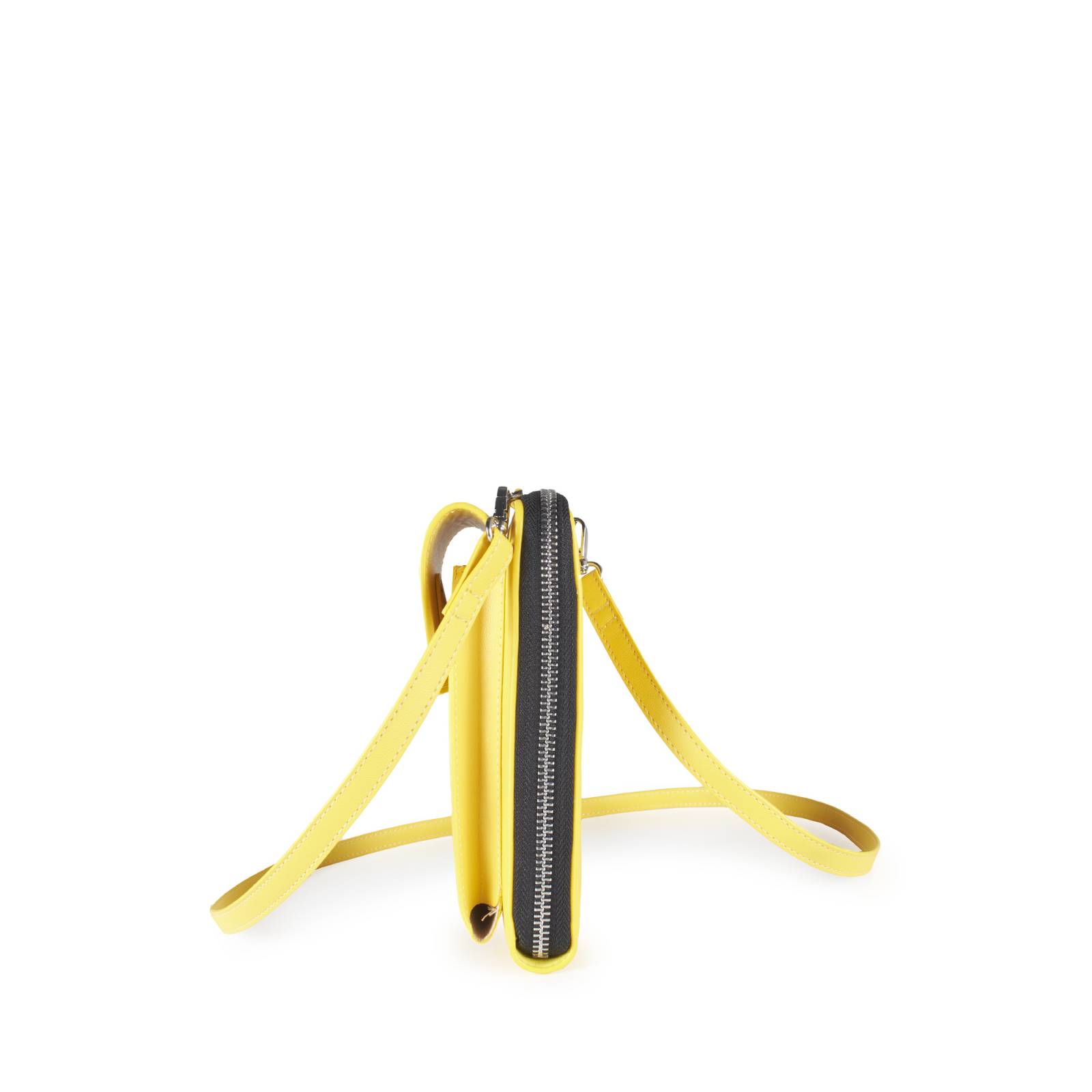 Cartera Cloe Grande Vertical Porta Celular color Amarillo