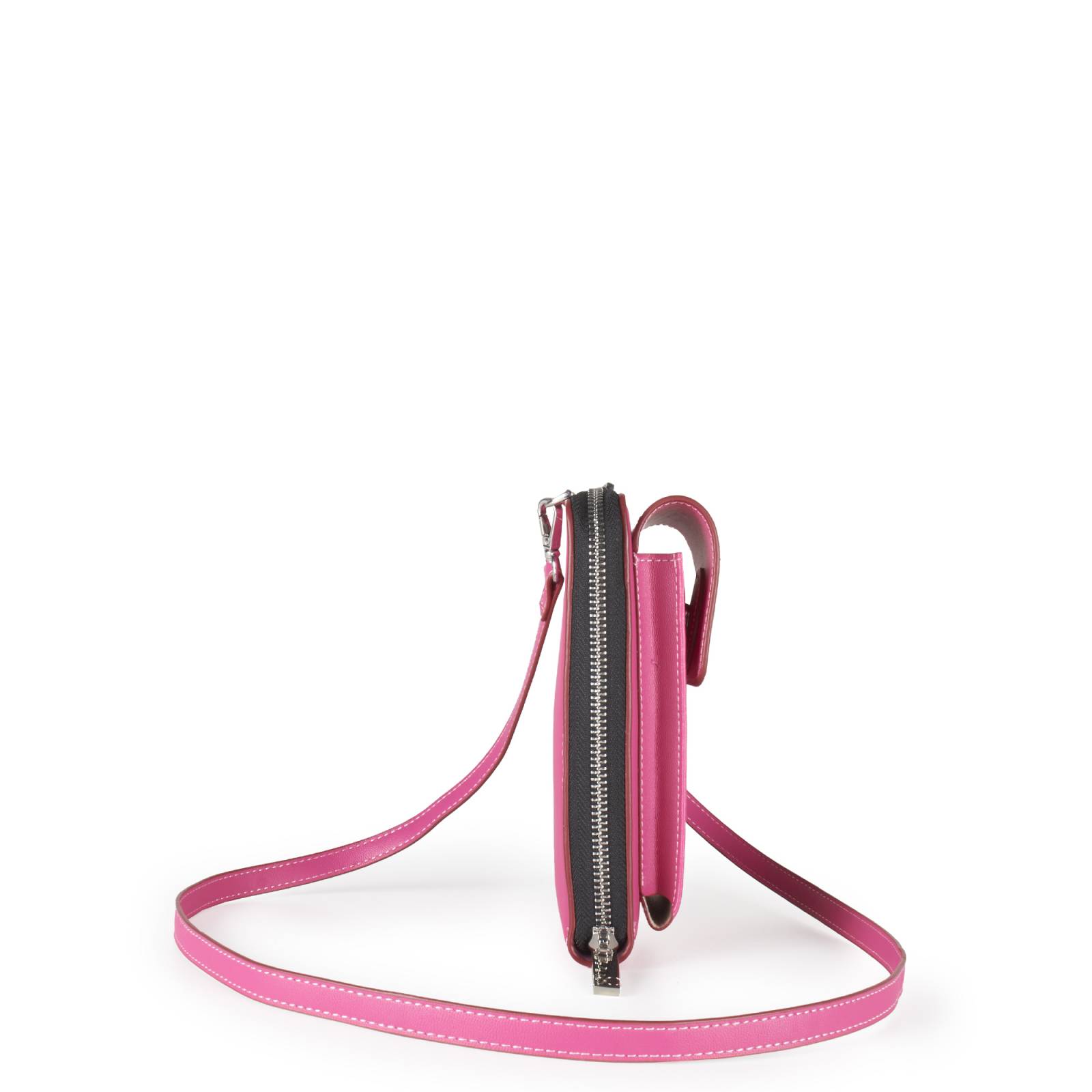 Cartera Cloe Grande Vertical Porta Celular color Magenta
