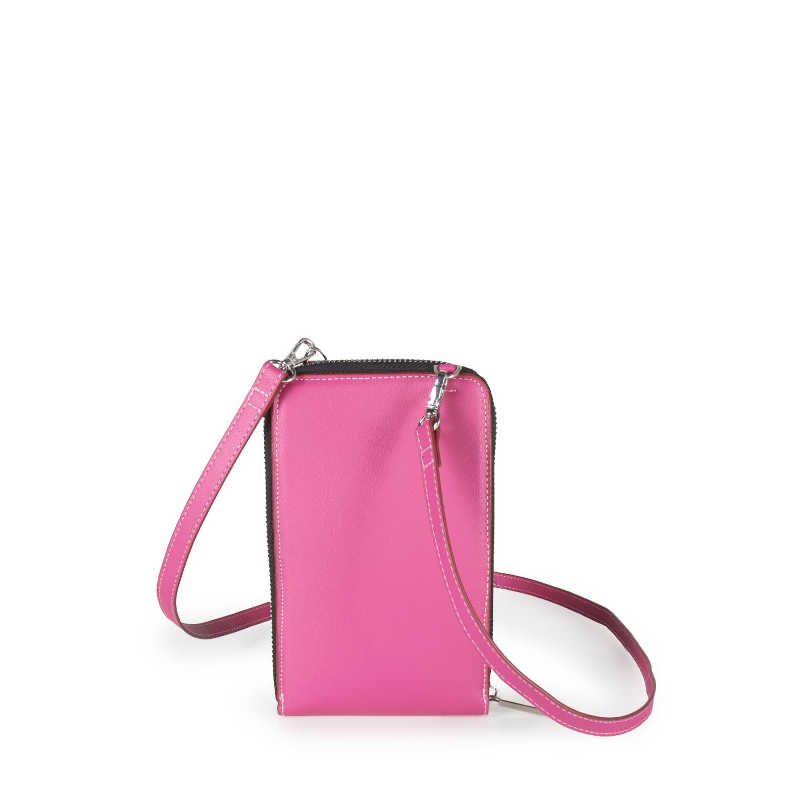 Cartera Cloe Grande Vertical Porta Celular color Magenta