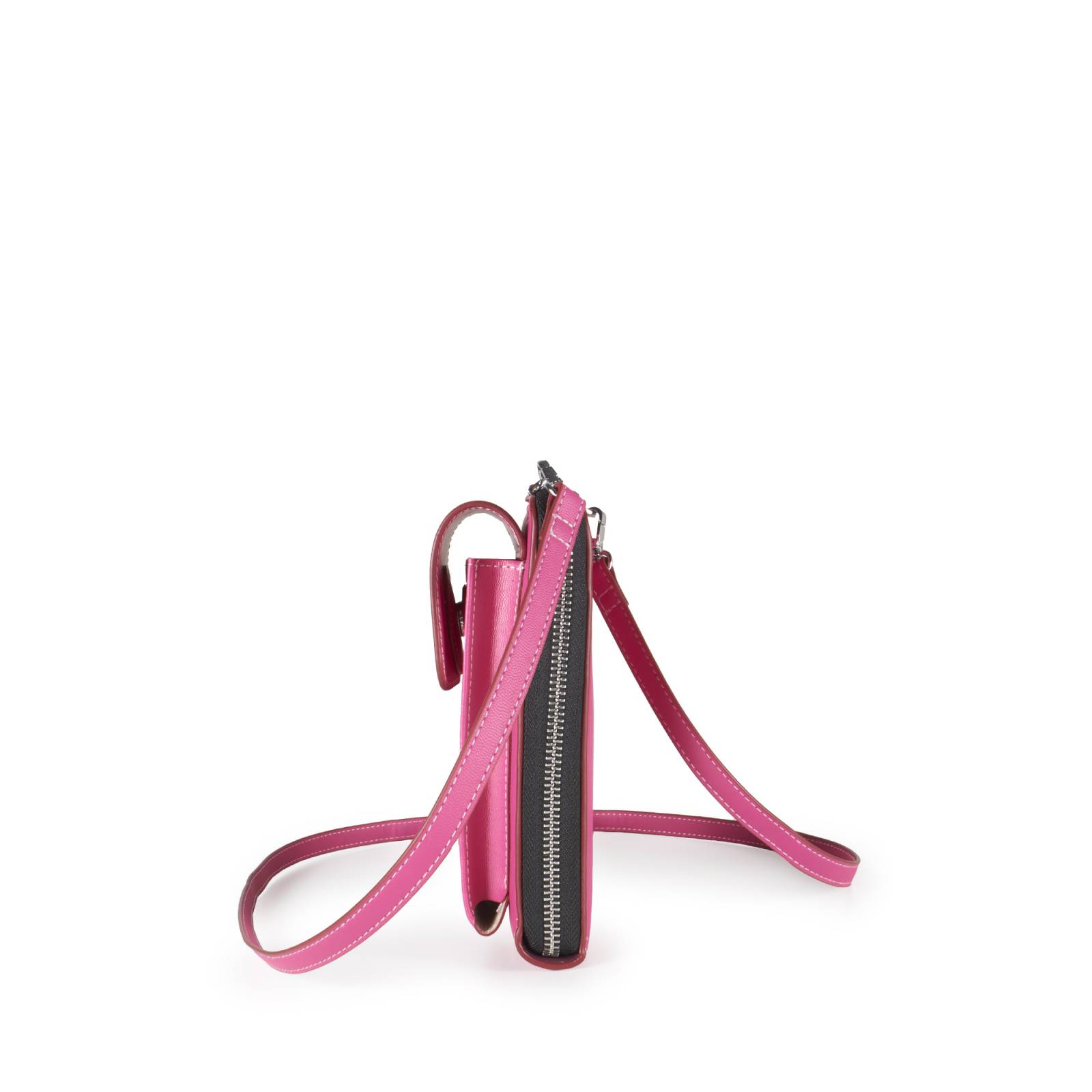 Cartera Cloe Grande Vertical Porta Celular color Magenta