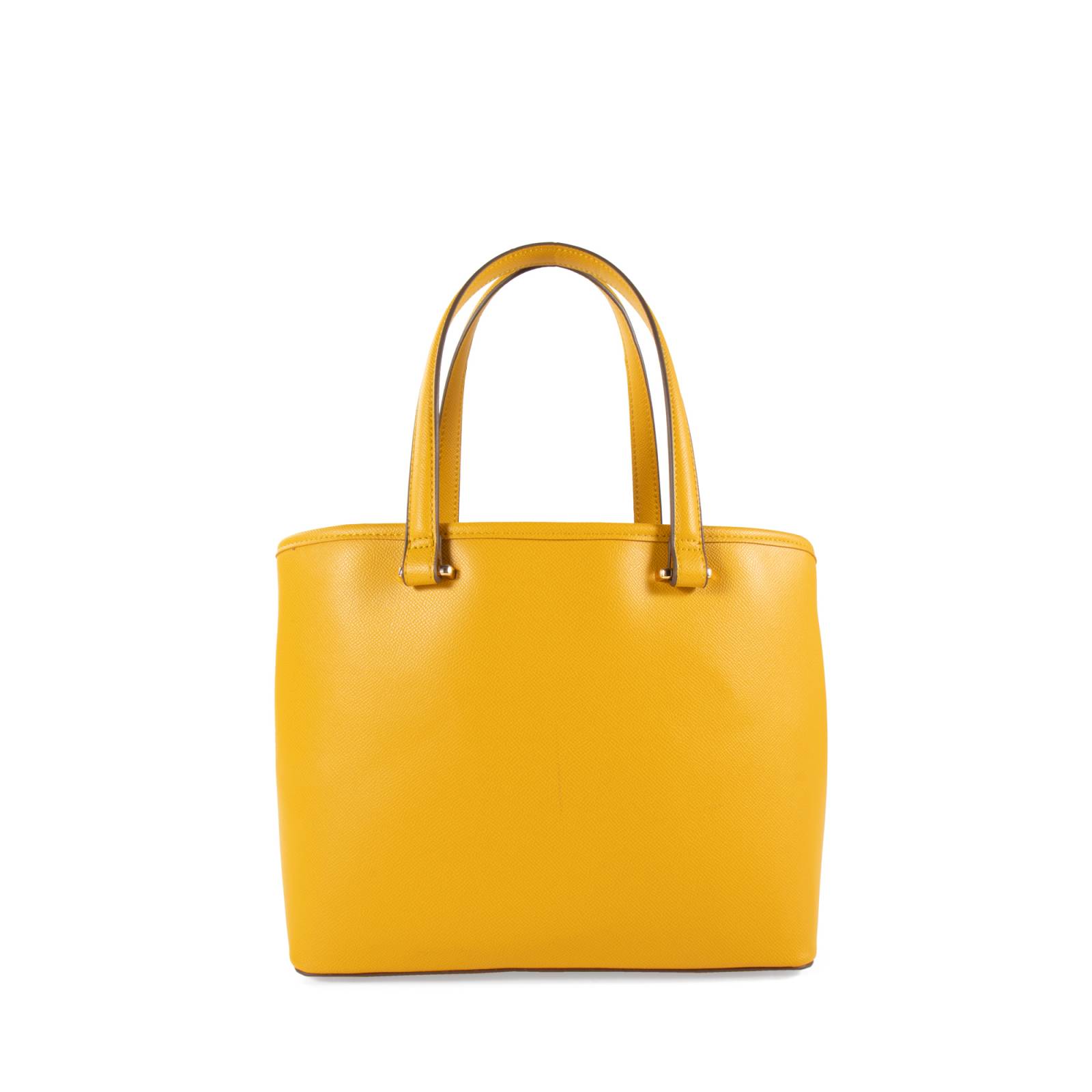 Bolsa Tote Cloe Mediana con Mascada y Pouch color Ocre