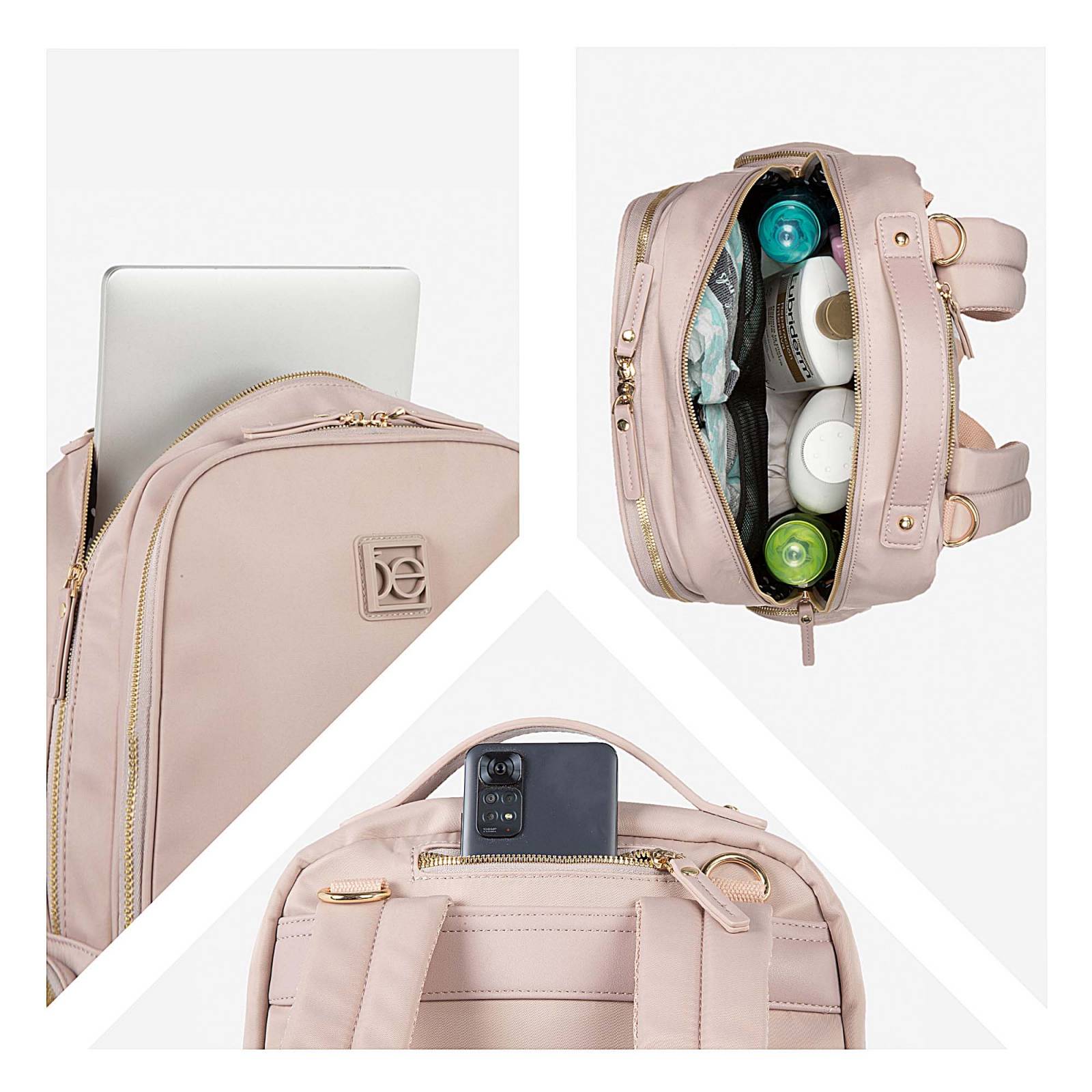 Pañalera Cloe Para Hombre Mochila Nylon con Accesorios