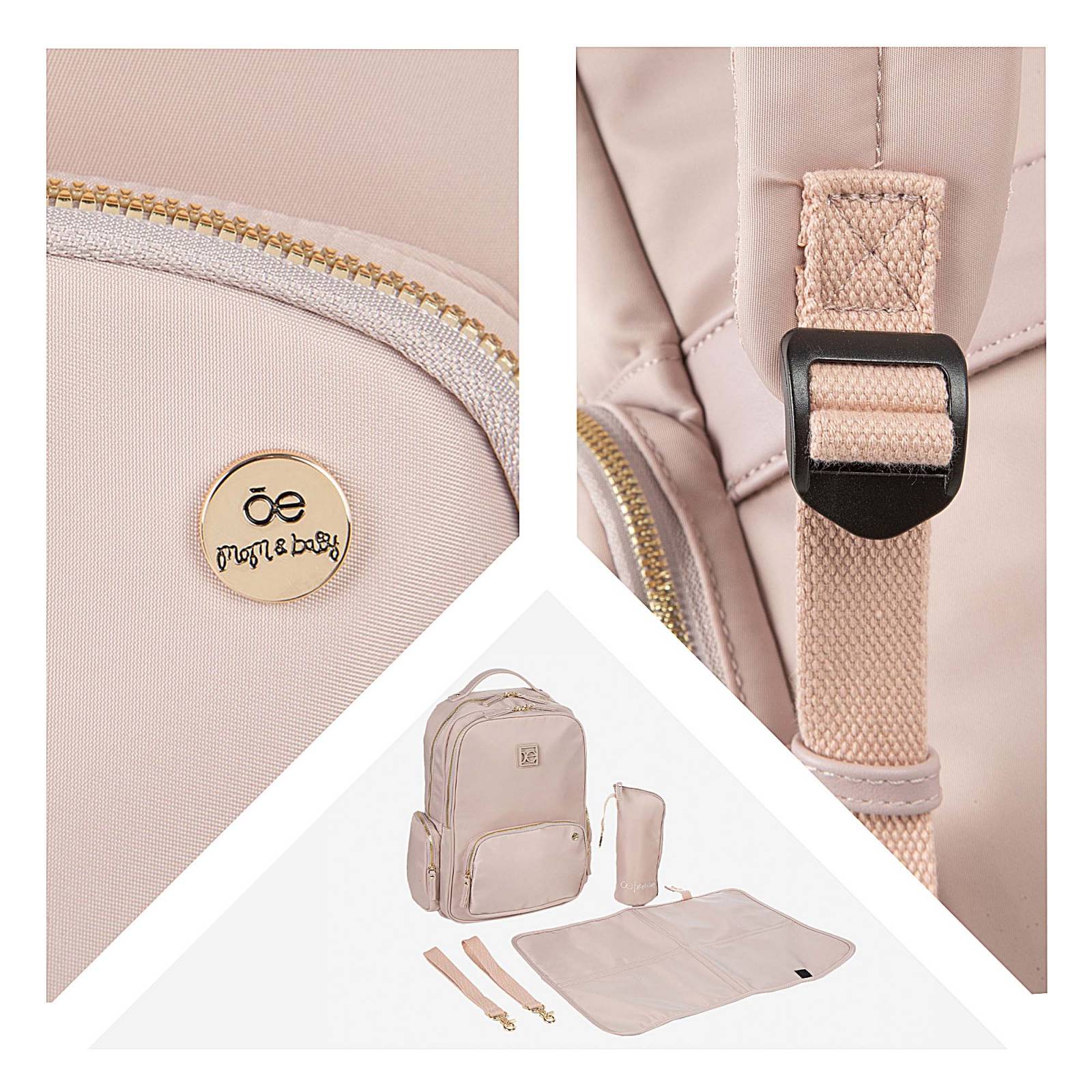 Pañalera Cloe Para Hombre Mochila Nylon con Accesorios