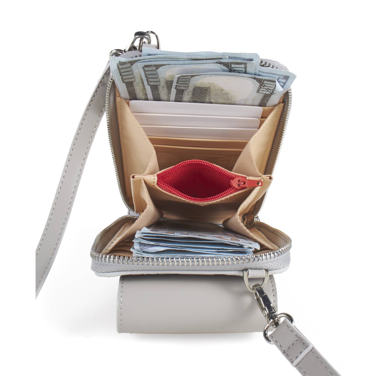 Cartera Cloe Para Mujer Material vegano Porta Celular