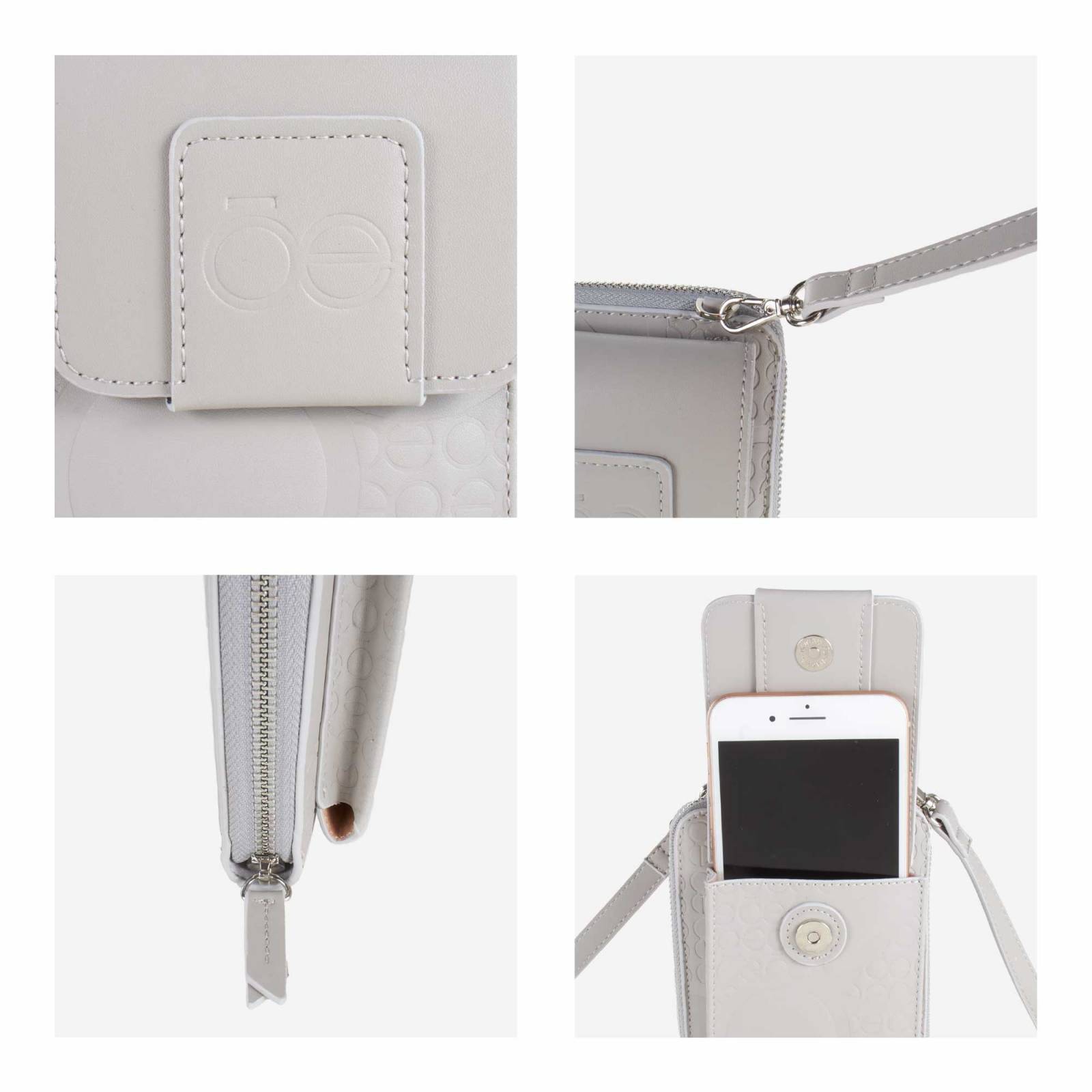 Cartera Cloe Para Mujer Material vegano Porta Celular