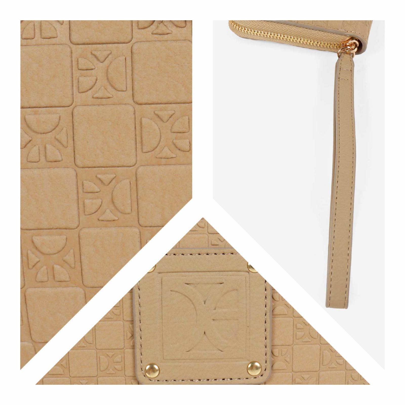 Cartera Cloe Para Mujer Grande Cierre Sencillo y RedPocket