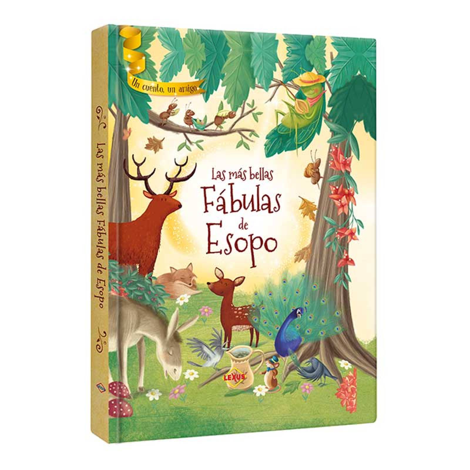 Las Más Bellas Fábulas De La Fontaine- Libro Un Cuento Un Amigo