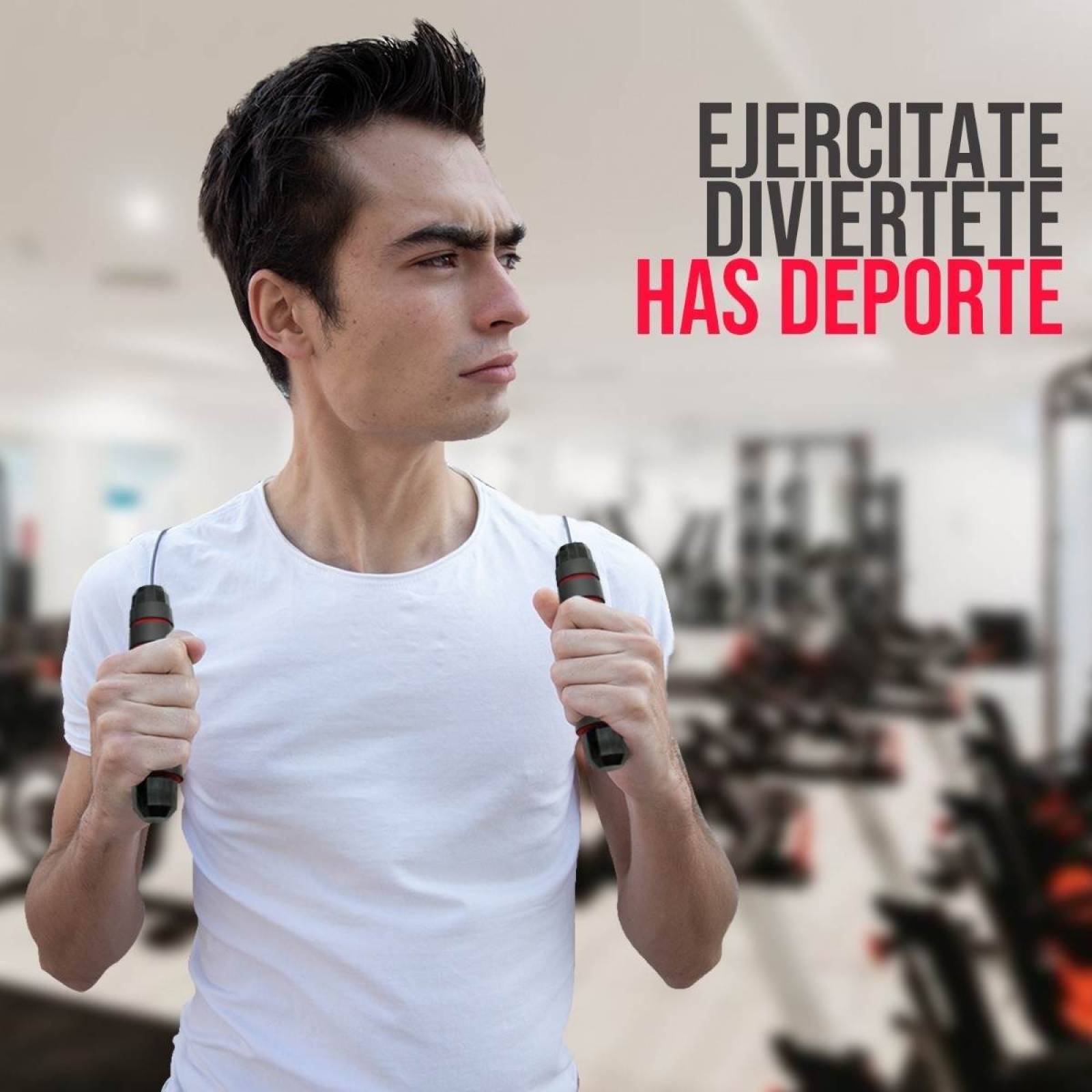 Cuerdas Para Saltar Crossfit Gym 3 Metros Ajustable Acero