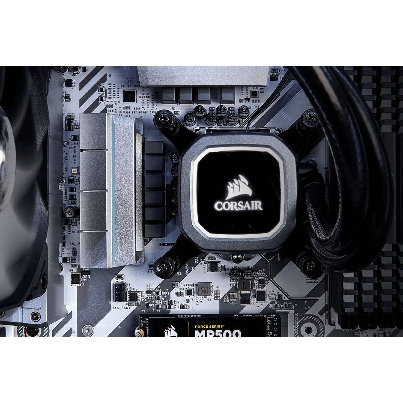 Water Cooling Corsair H60 Ver 2018 120Mm 1Xfan Led Blanco 11