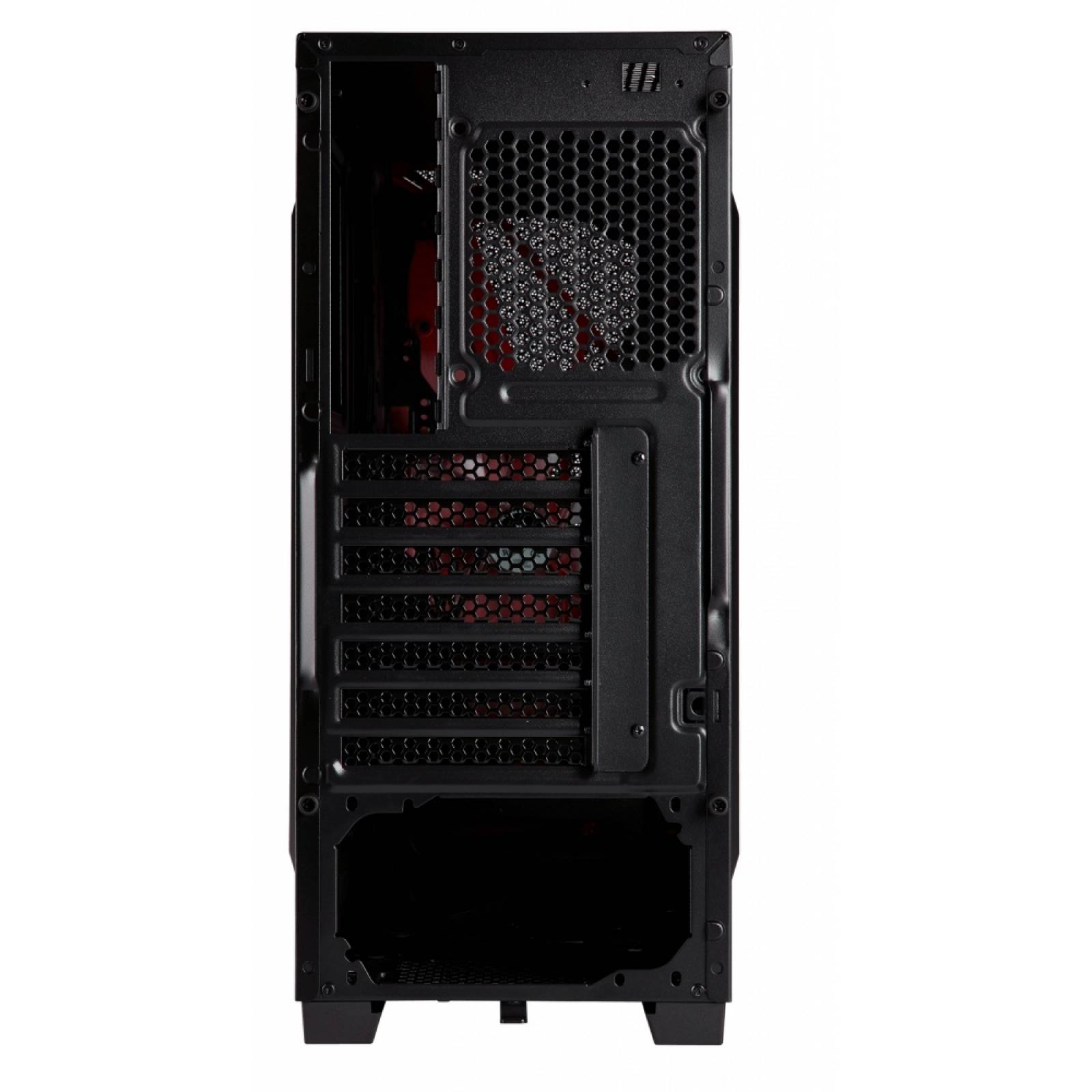 Gabinete Gaming Corsair Spec-04 Red Led-Midi-Tower-Pc-Acero-