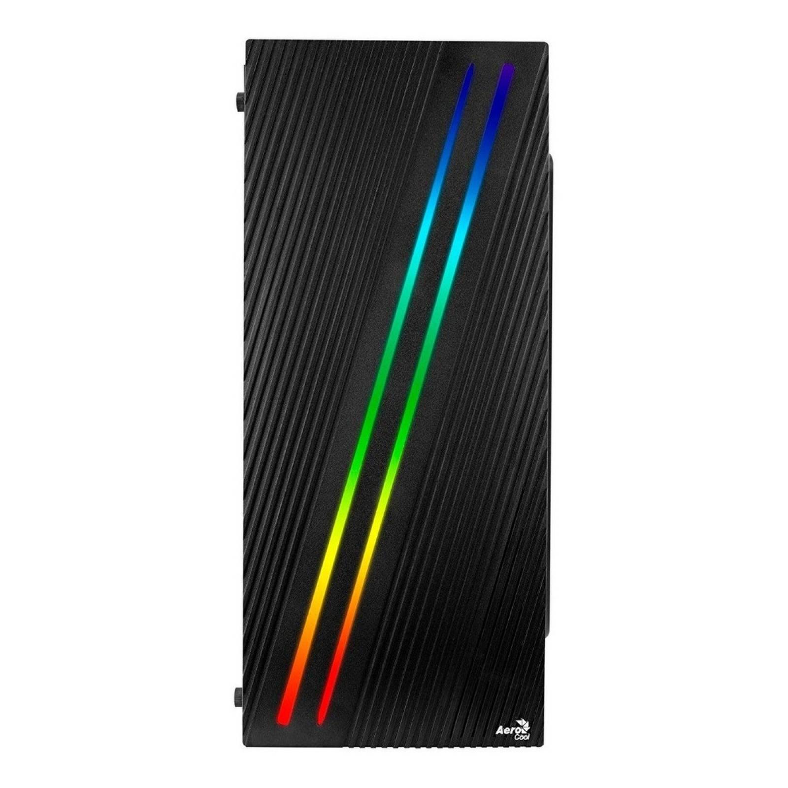 Gabinete Aerocool Streak Atx Rgb Usb 3.0 Acrílico Negro