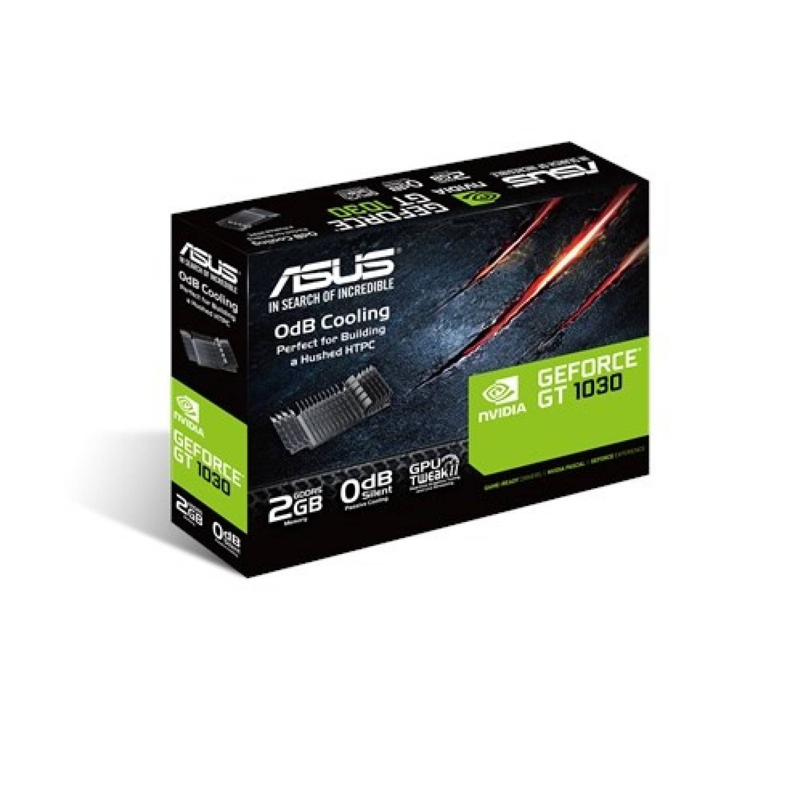 Tarjeta de Video ASUS NVIDIA GeForce GT 1030, 2GB 64-bit GDDR5, PCI Express 3.0