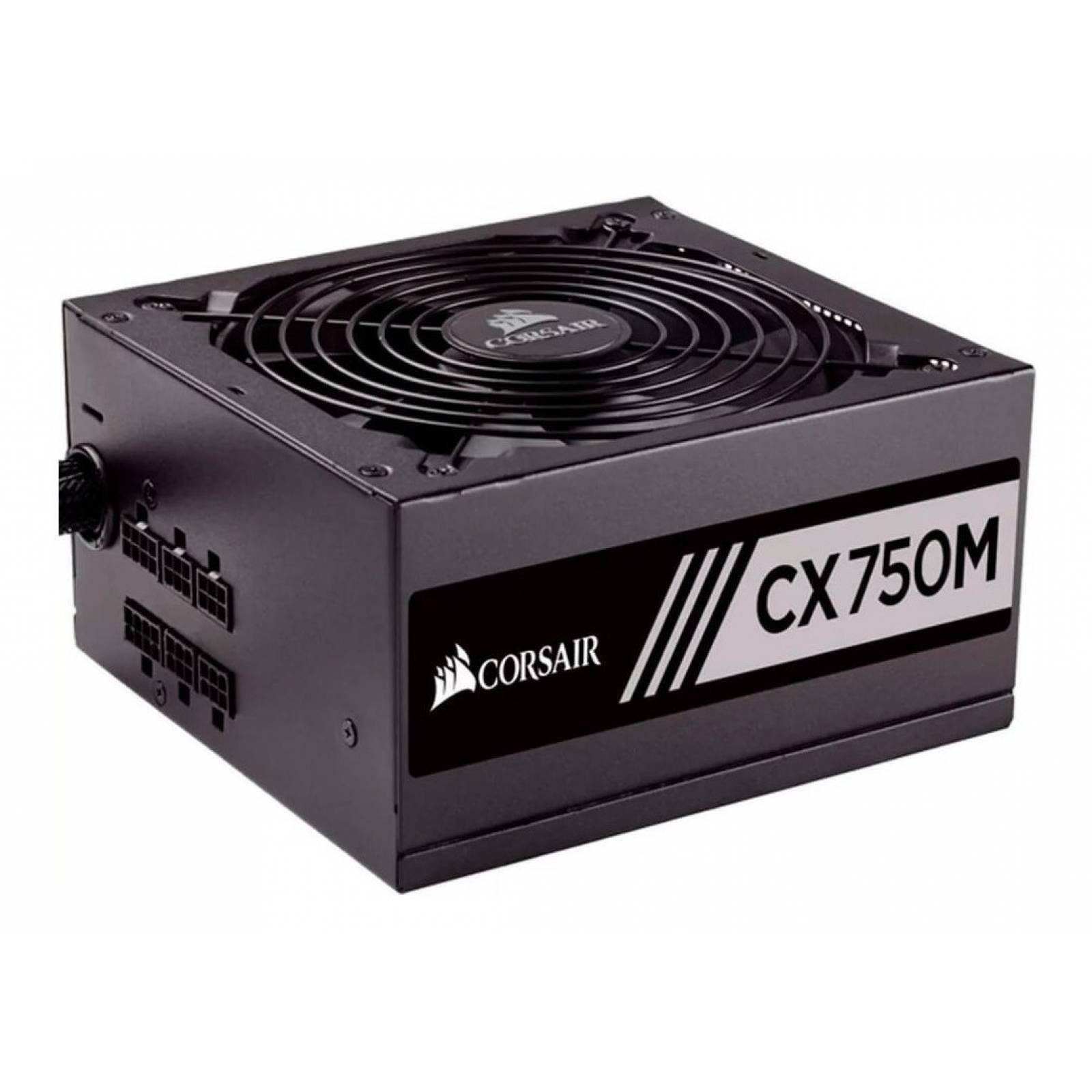 Fuente De Poder Corsair Cx750m / Semimodular / 750w / 80+ Br