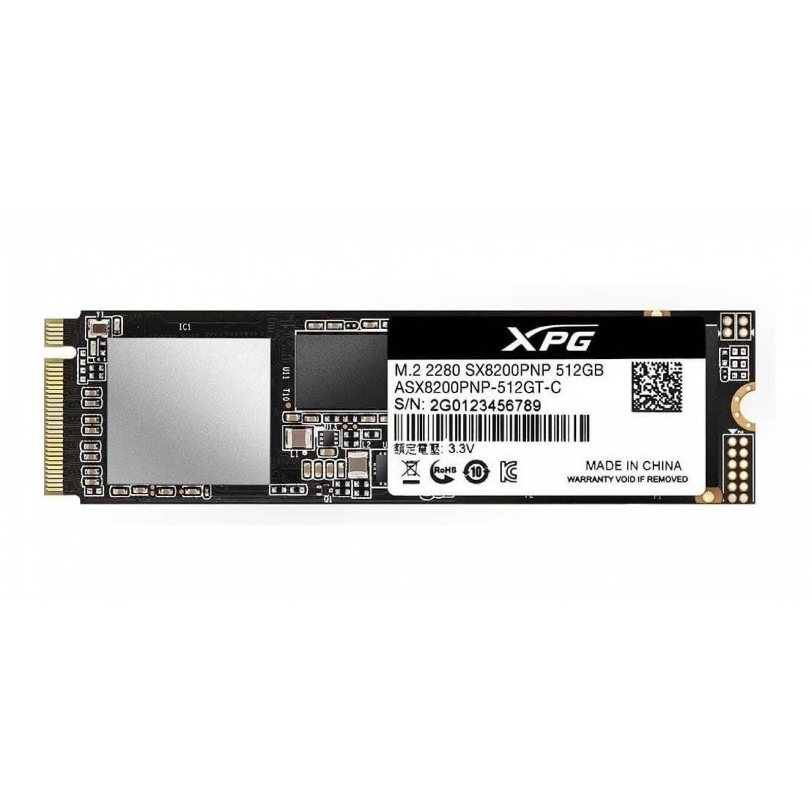 Ssd M.2 Adata Xpg Asx8200 Pro 512gb Sx8200pnp 512gt C /v /v