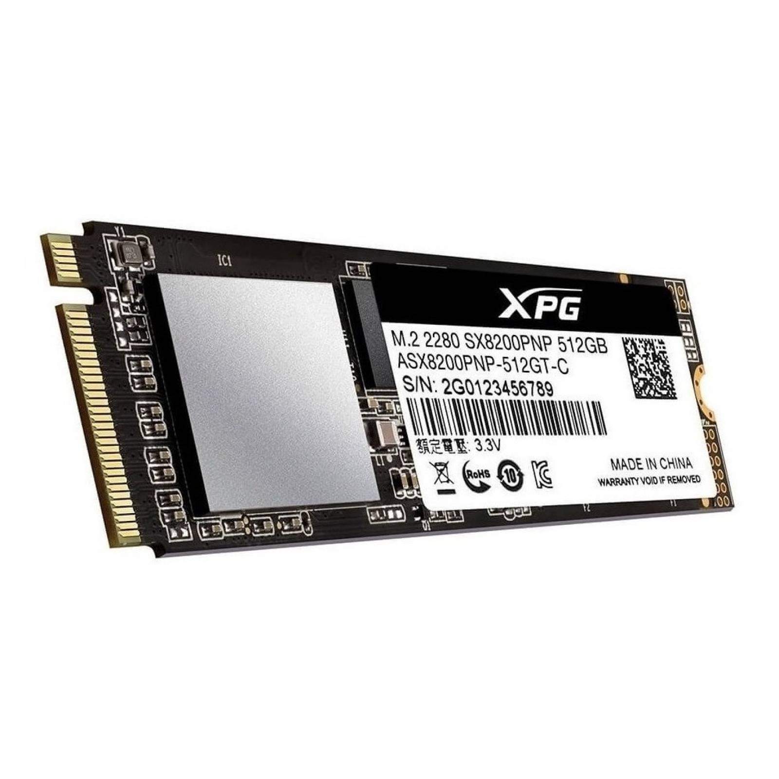 Ssd M.2 Adata Xpg Asx8200 Pro 512gb Sx8200pnp 512gt C /v /v