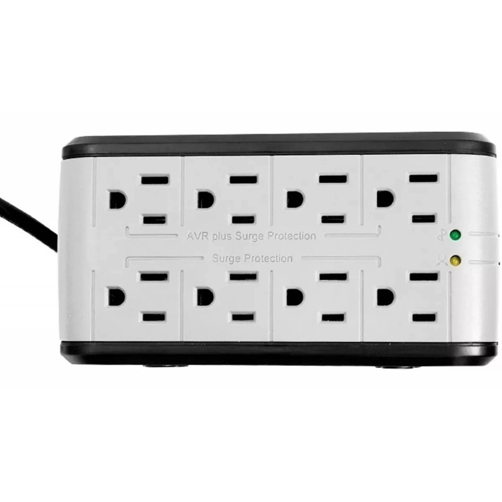 Regulador 8 Contactos 1400va Vorago Avr-200 By Tecnowow