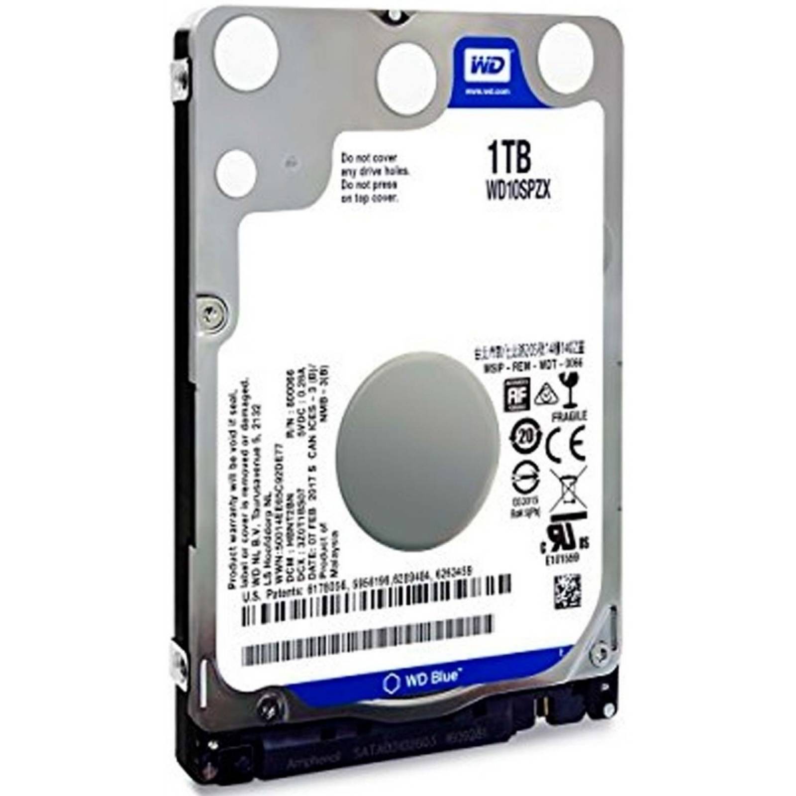 Disco Duro Laptop 1tb Western Digital 5400rpm 2.5 7mm