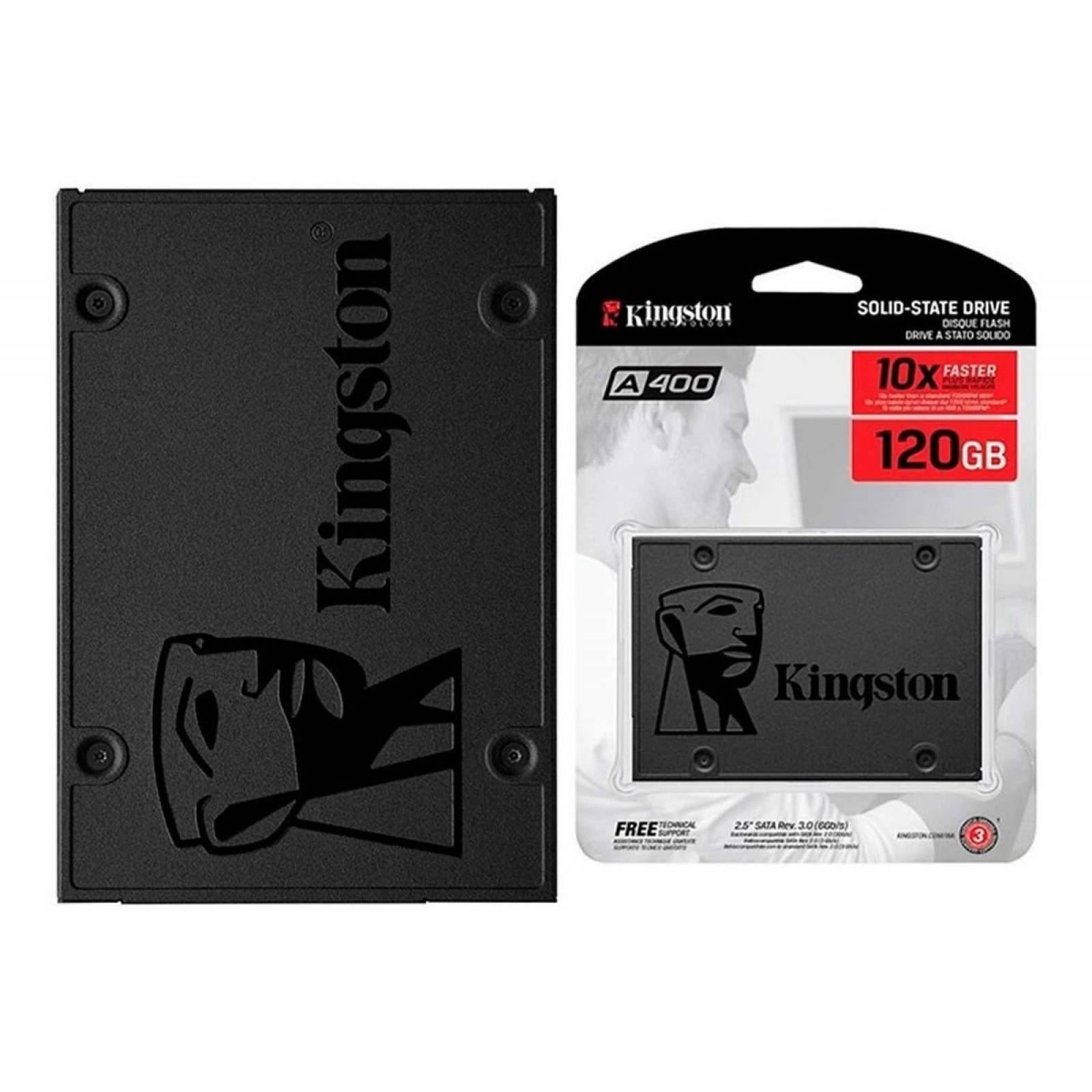 Disco Duro Ssd 120gb Estado Solido Kingston Sa400s37/120g