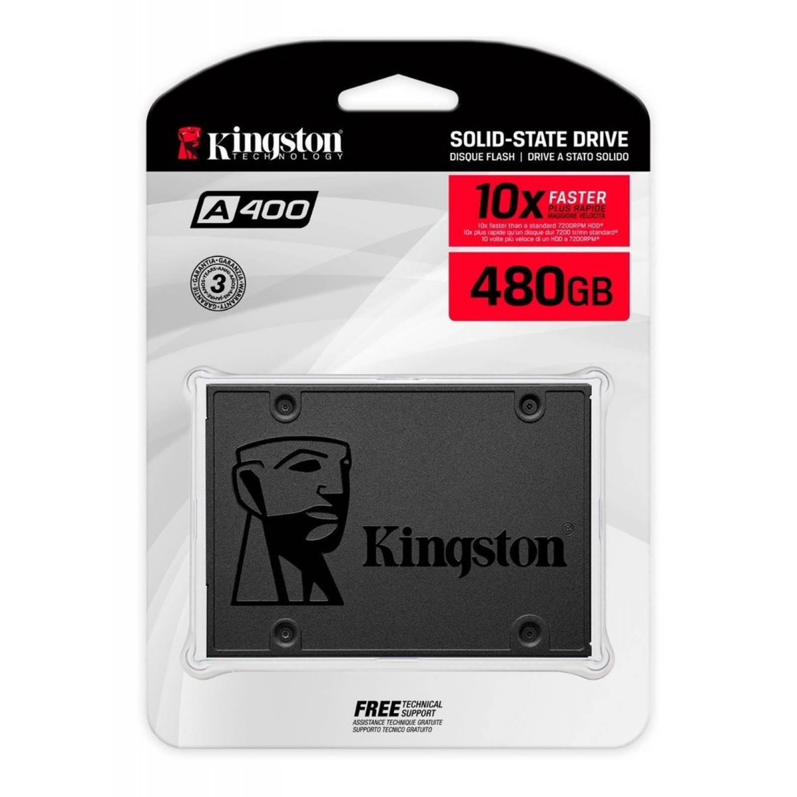 Disco Duro Ssd 480gb Estado Solido Kingston Sa400s37/480g