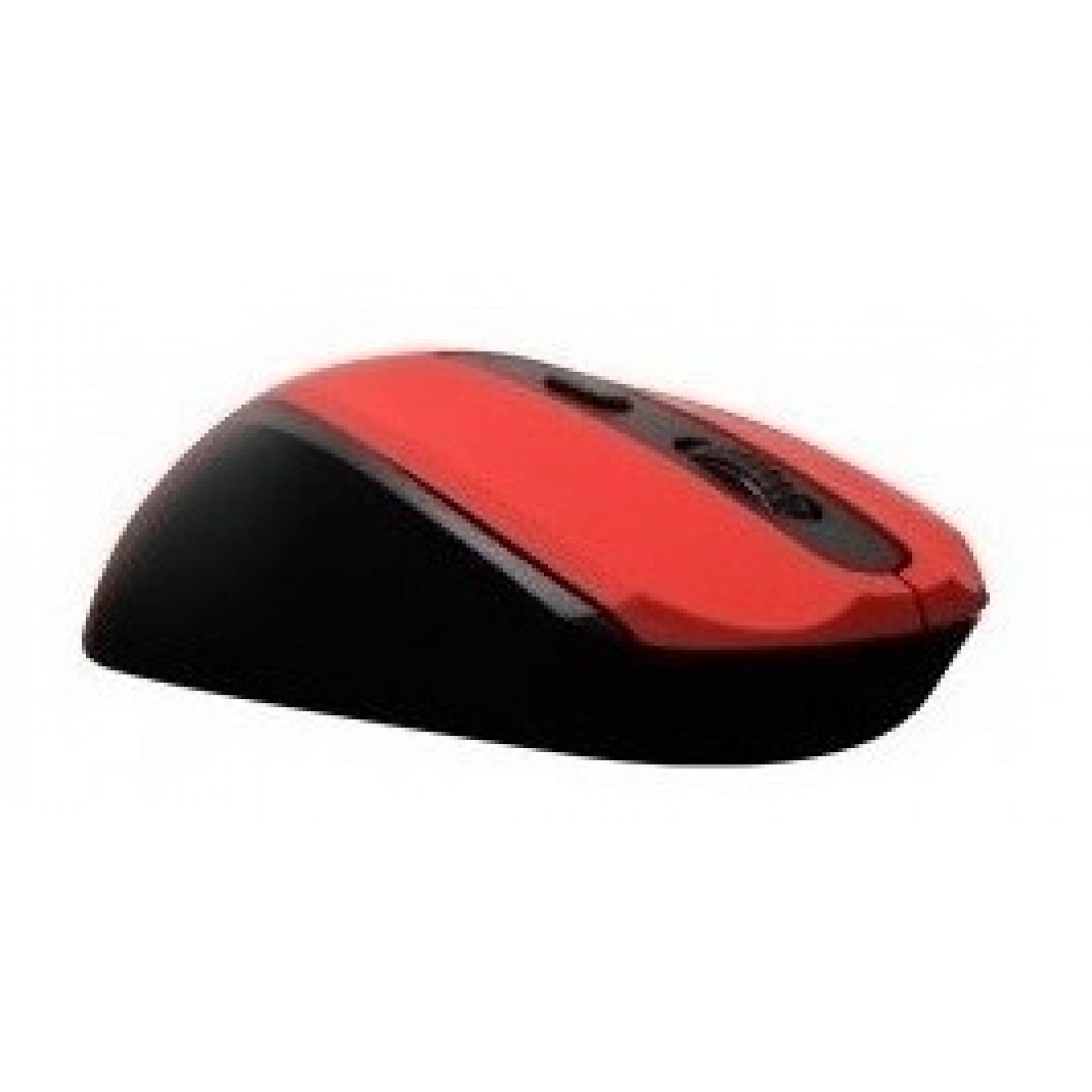 Mouse Rojo Usb Pc Lap 2400dpi Inalambrico 10 Mts 6 Botones