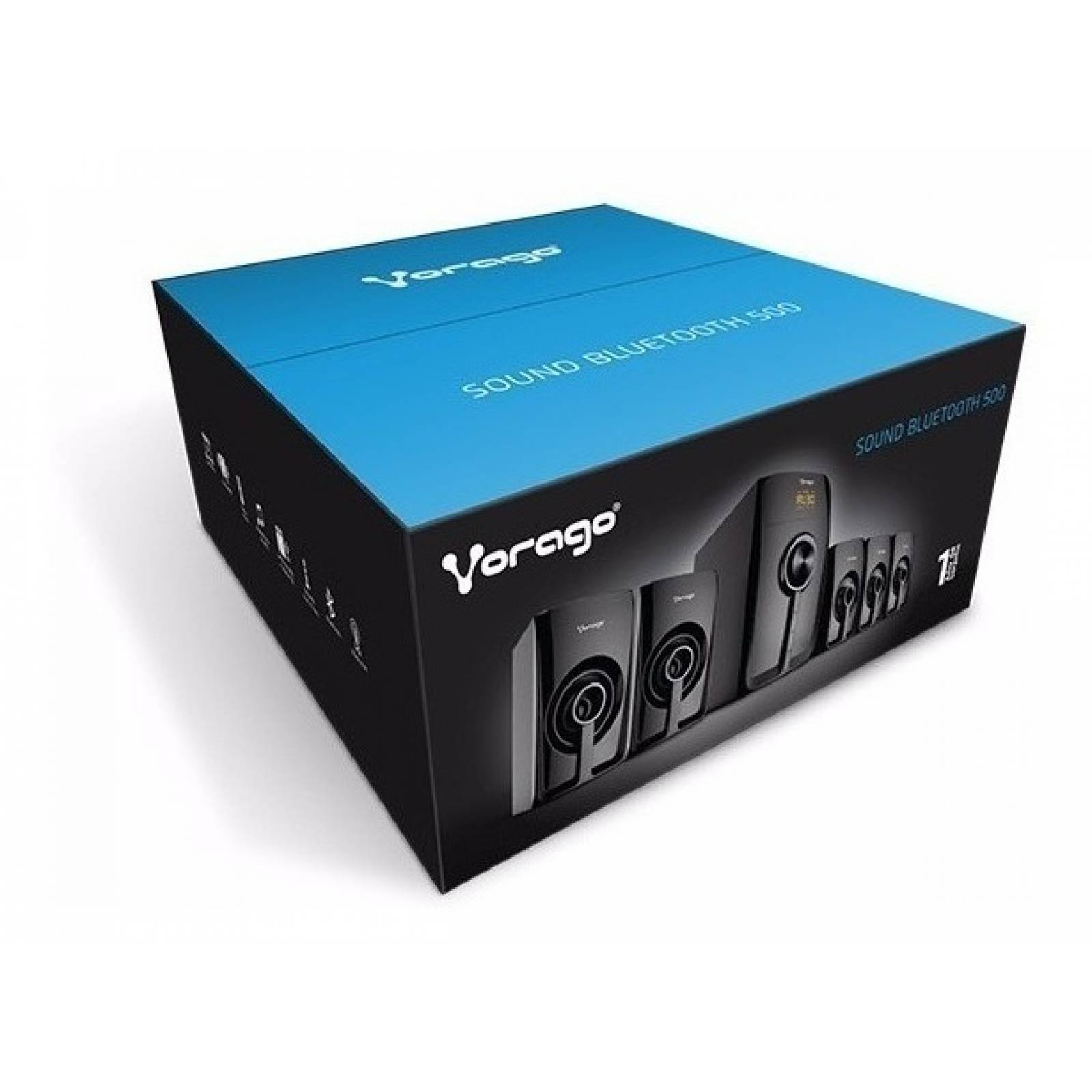 Bocinas 5.1 Canales Vorago Spb-500 Bluetooth 3.0 Negras Usb