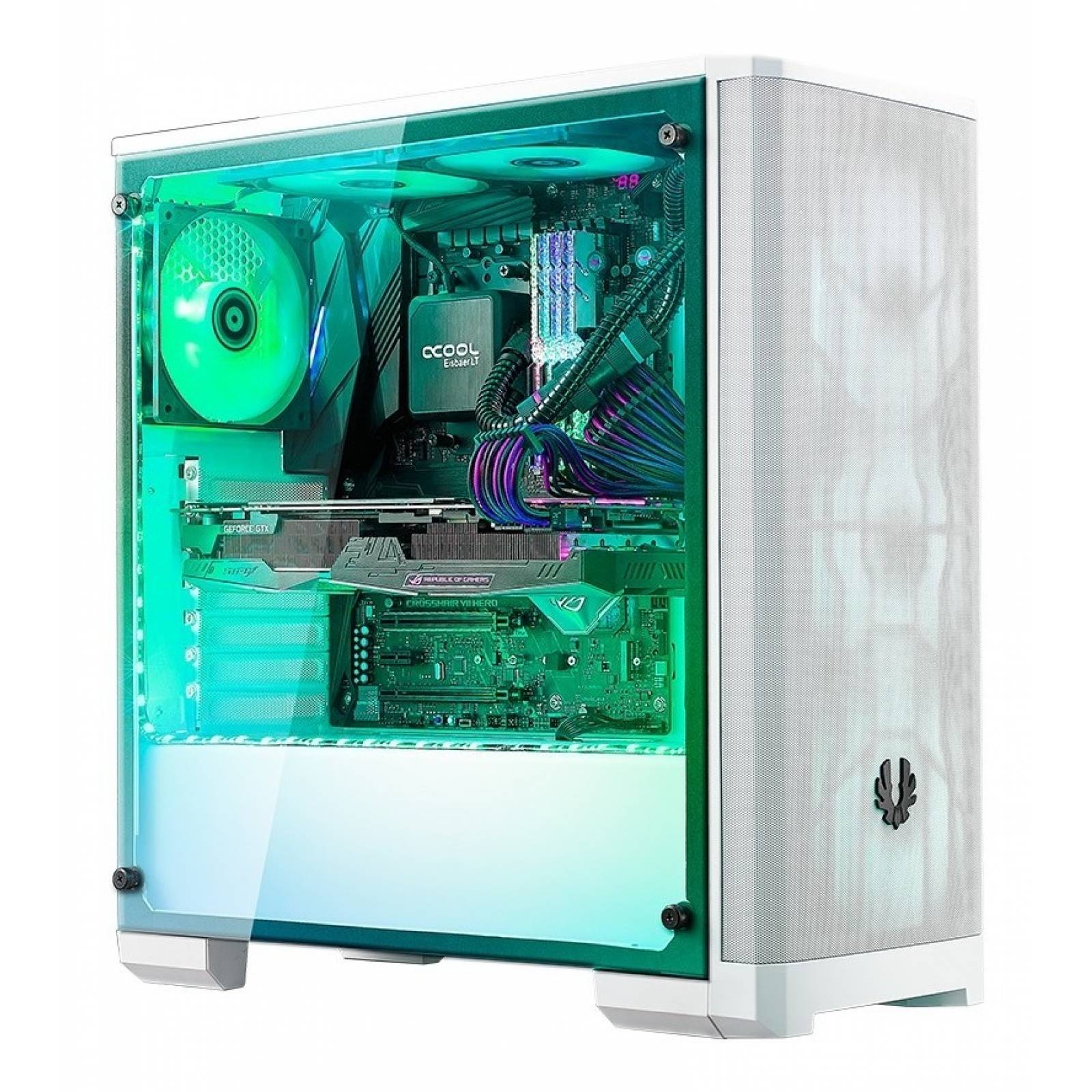 Gabinete Gamer Bitfenix Nova Mesh Tg - Malla Para Ventilador