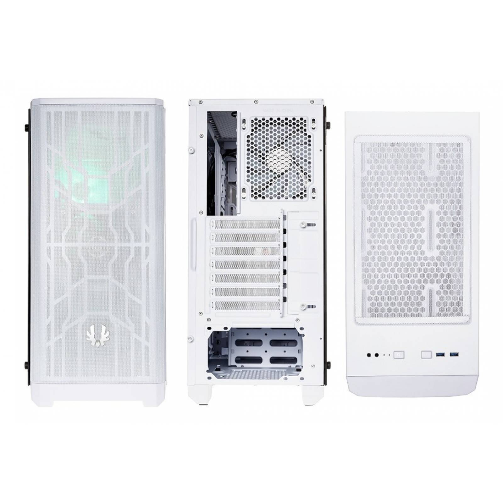 Gabinete Gamer Bitfenix Nova Mesh Tg - Malla Para Ventilador