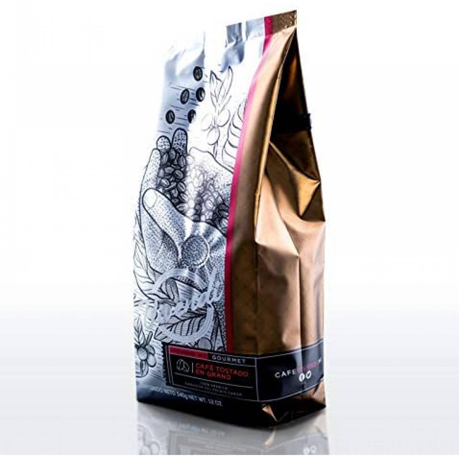 Vivendi, café tostado molido con cafeína en bolsa con válvula de 340 gramos