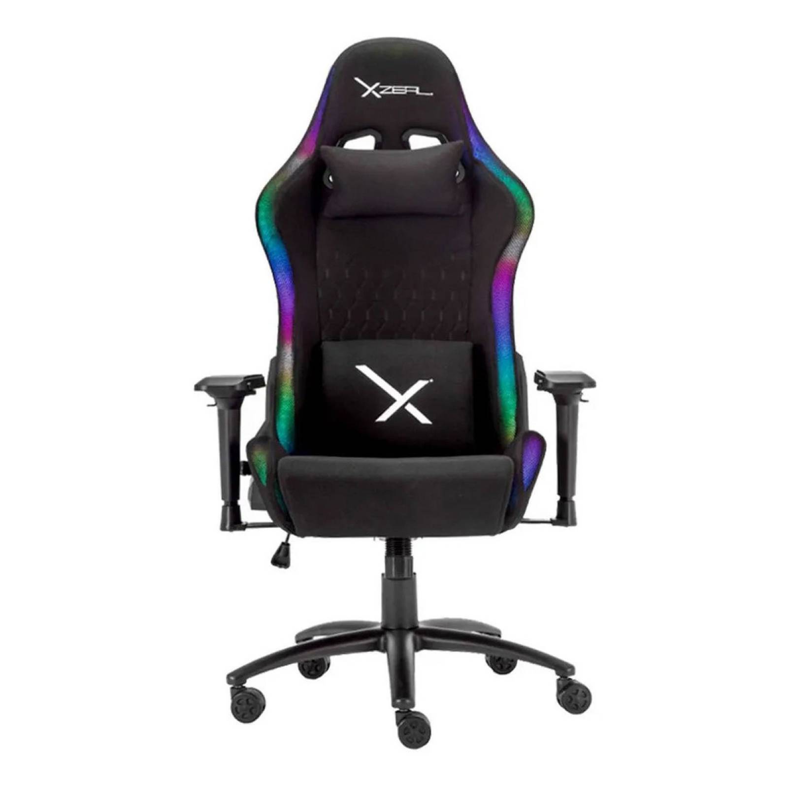 SILLA GAMER XZEAL NEG/RGB ACERO, ALTO DESEMPEÑO (XZSXZ15B)