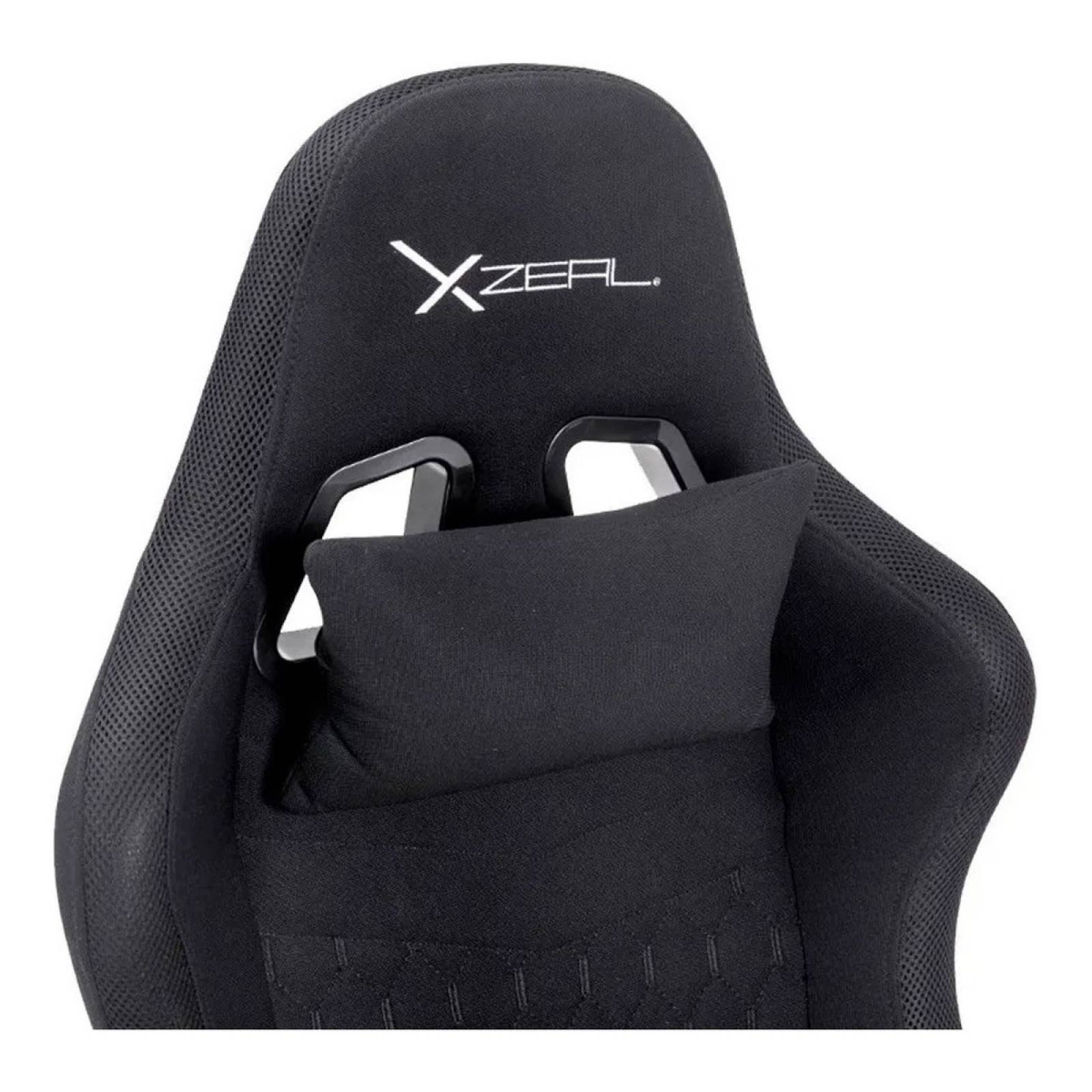 SILLA GAMER XZEAL NEG/RGB ACERO, ALTO DESEMPEÑO (XZSXZ15B)