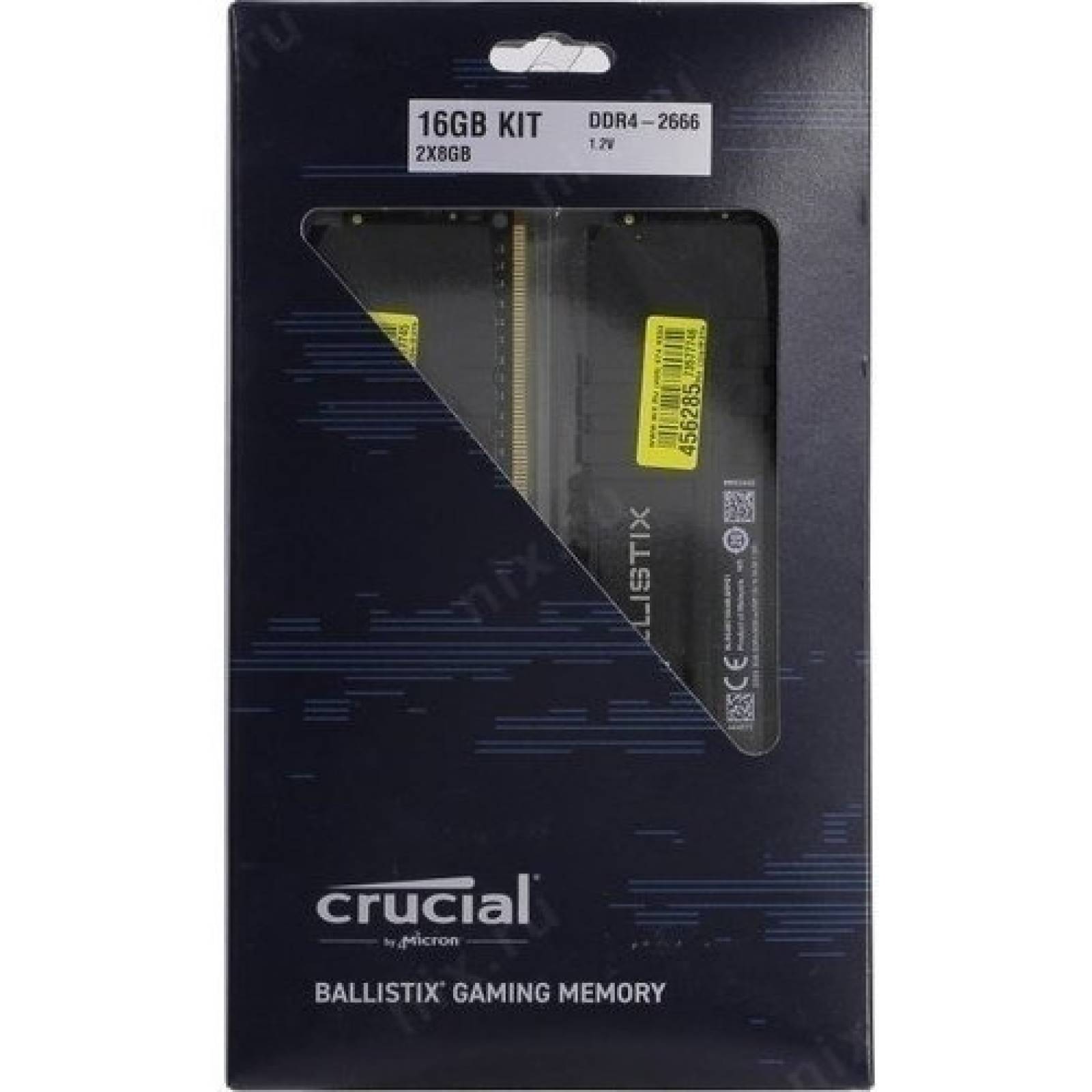 Kit Memoria Ram Crucial Ballistix Black Ddr4, 2666mhz