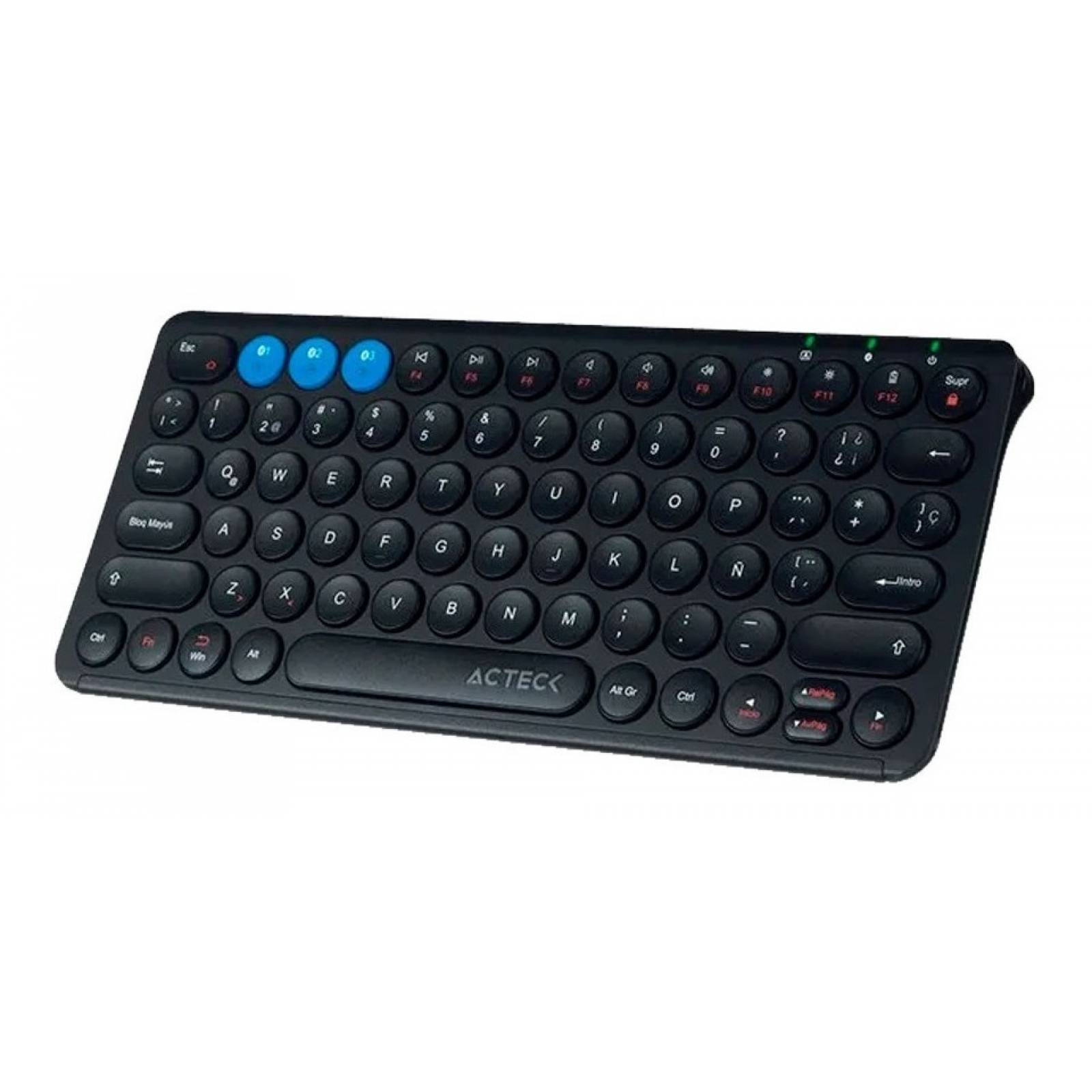 Teclado Multidispositivo Acteck, Inalámbrico, Bluetooth