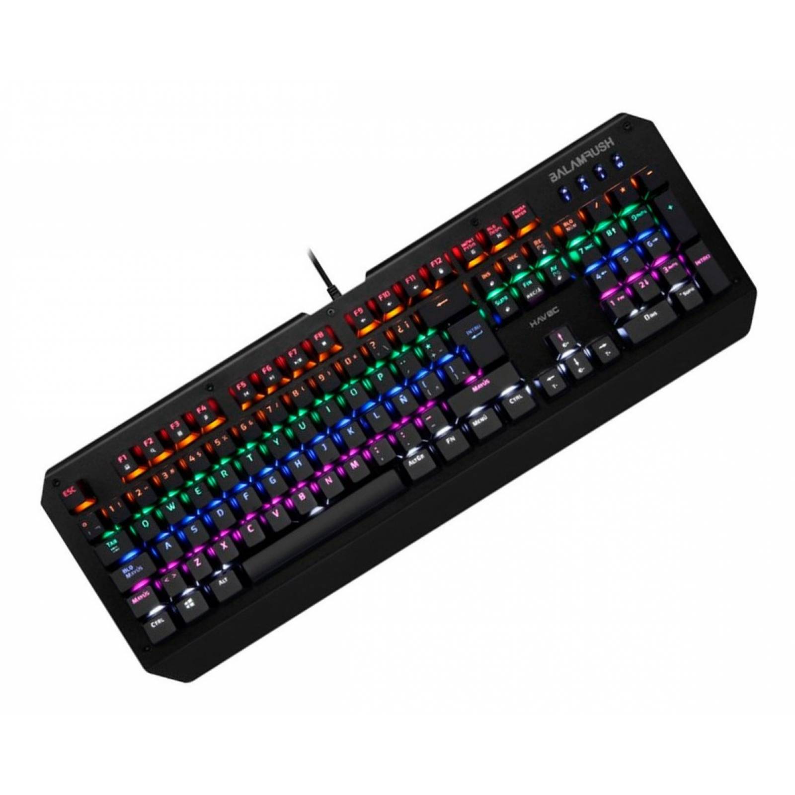 Teclado Gamer Balam Rush Havoc Led Rgb, Alámbrico