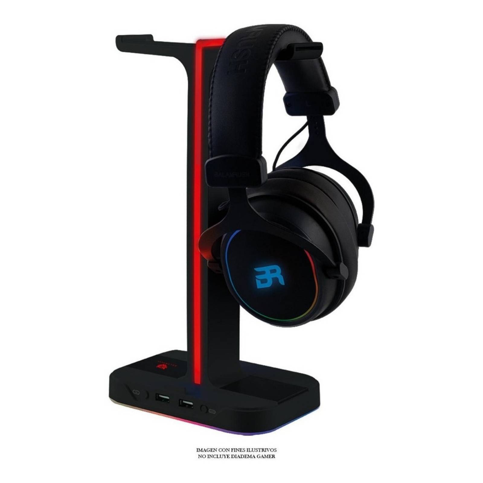 Base Para Diadema Gamer Balam Rush Atlas Pro Hrx20 Rgb Usb