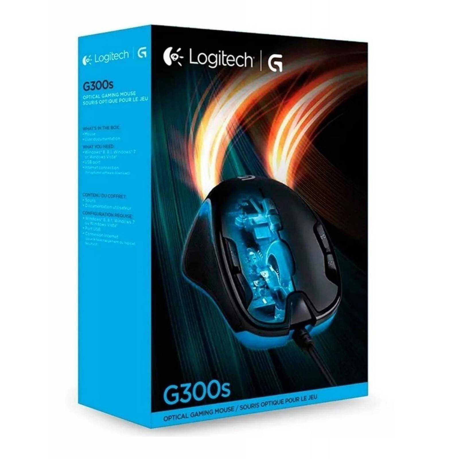 Mouse Gamer Logitech G300s 9 Botones 2500dpi Usb 910-004344