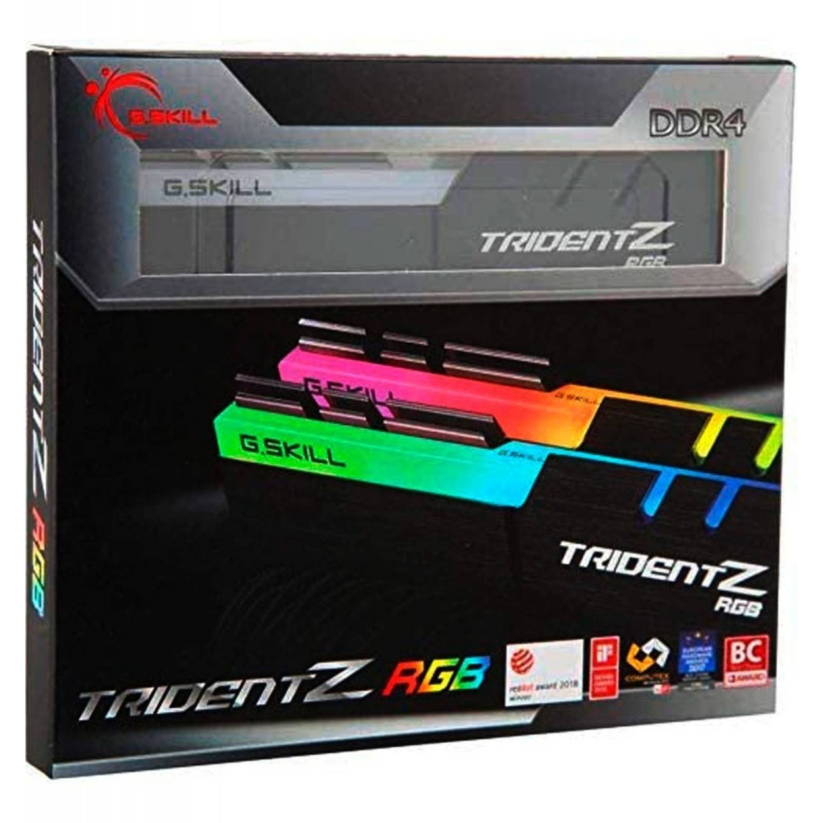 Memoria Ram G.skill Trident Z Rgb Ddr4, 3200mhz, 16gb