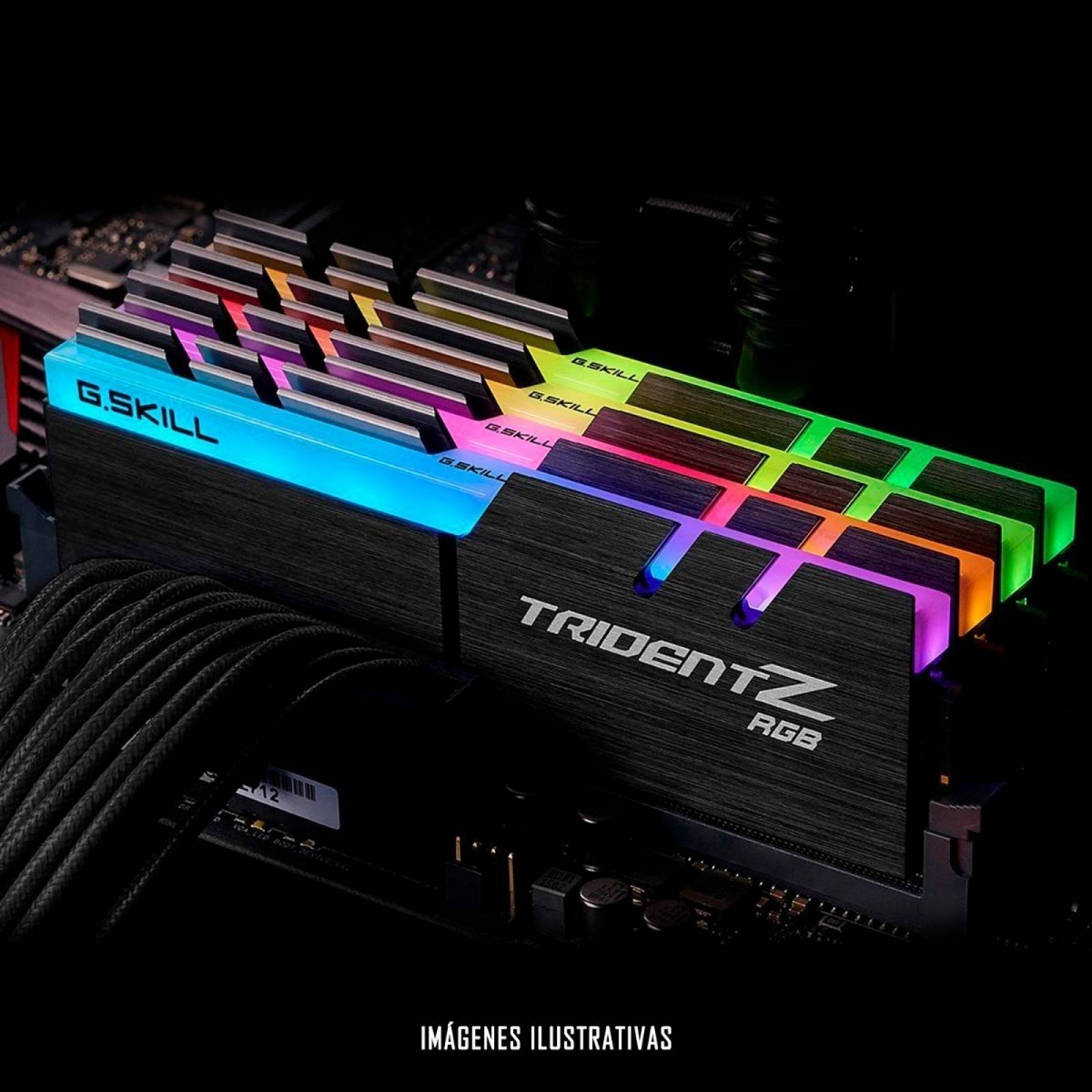 Memoria Ram G.skill Trident Z Rgb Ddr4, 3200mhz, 16gb