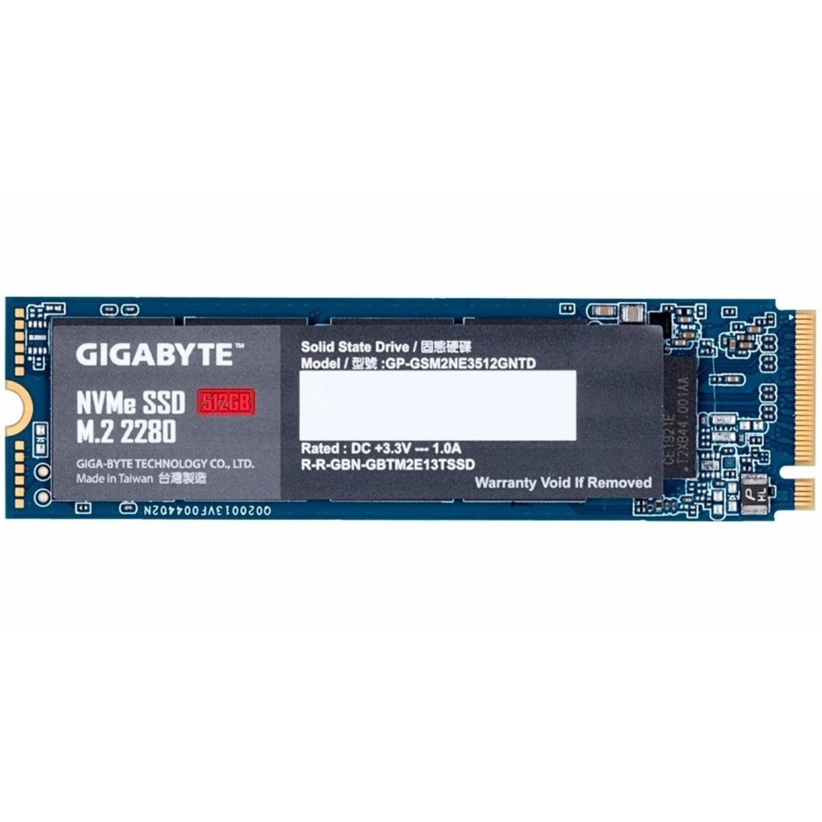 Ssd 512gb Disco Duro Gigabyte Estado Solido M.2 2280