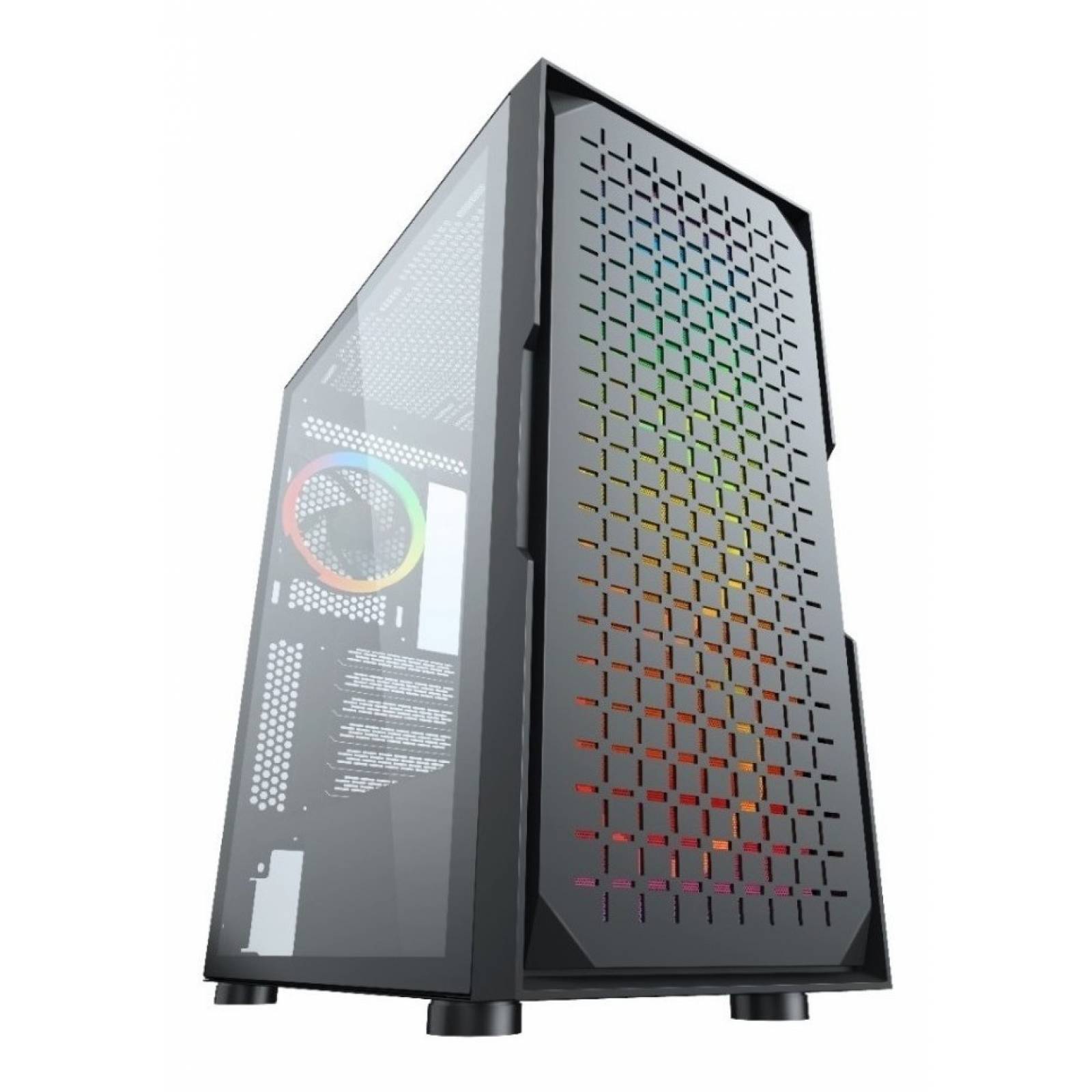 Gabinete Eagle Warrior Yamato Rgb Gamer Cristal Atx S/f